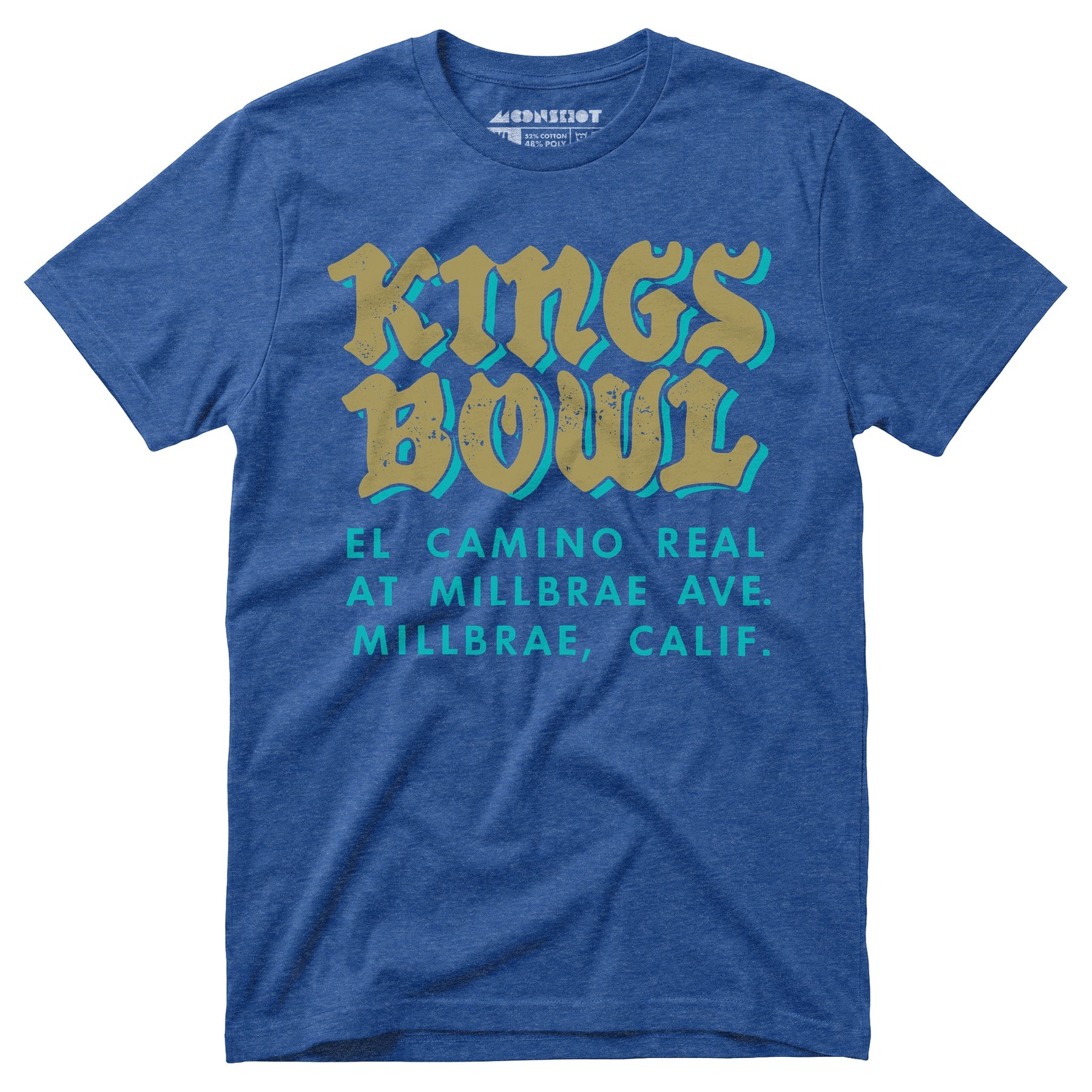Kings Bowl - Millbrae, CA - Vintage Bowling Alley - Unisex T-Shirt
