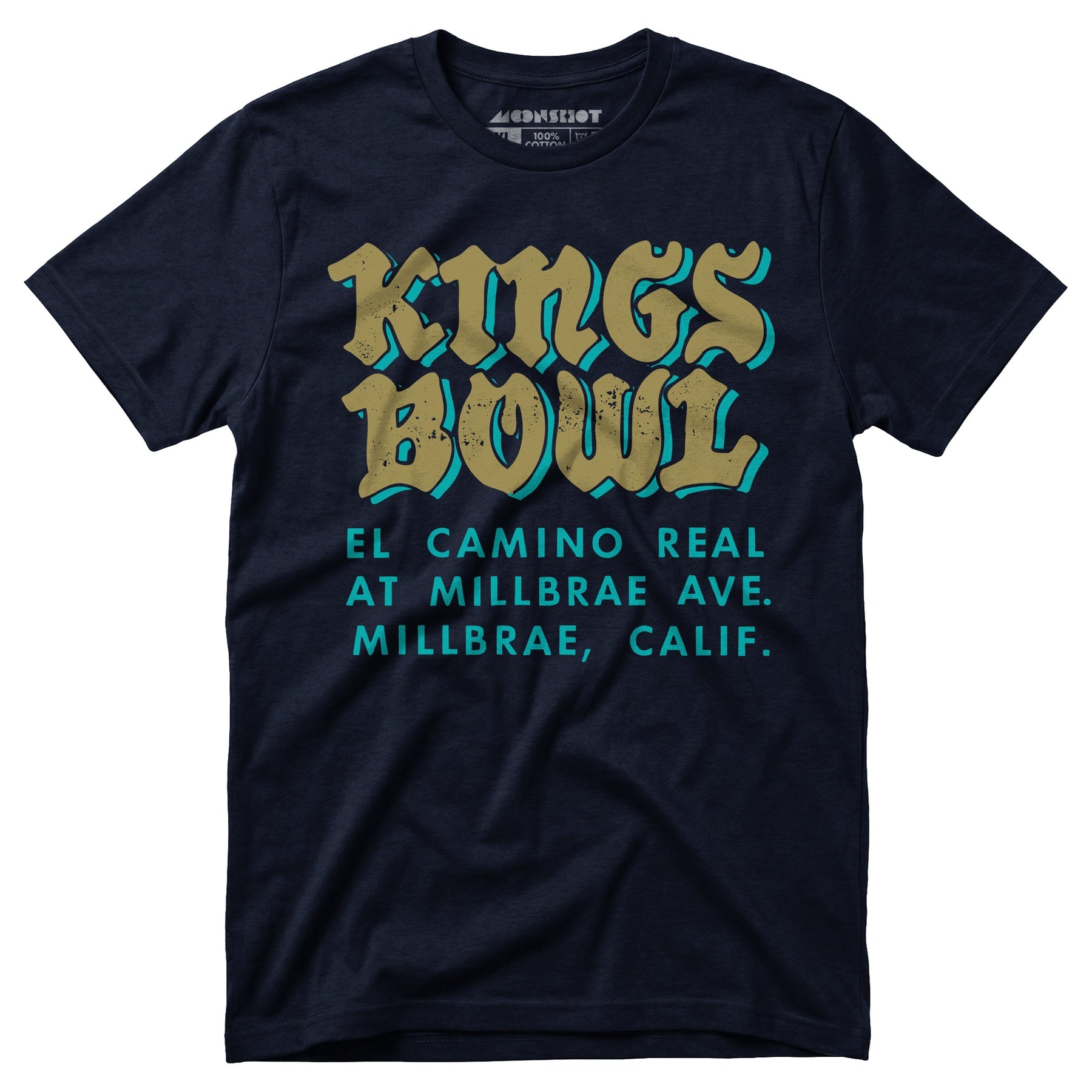 Kings Bowl - Millbrae, CA - Vintage Bowling Alley - Unisex T-Shirt