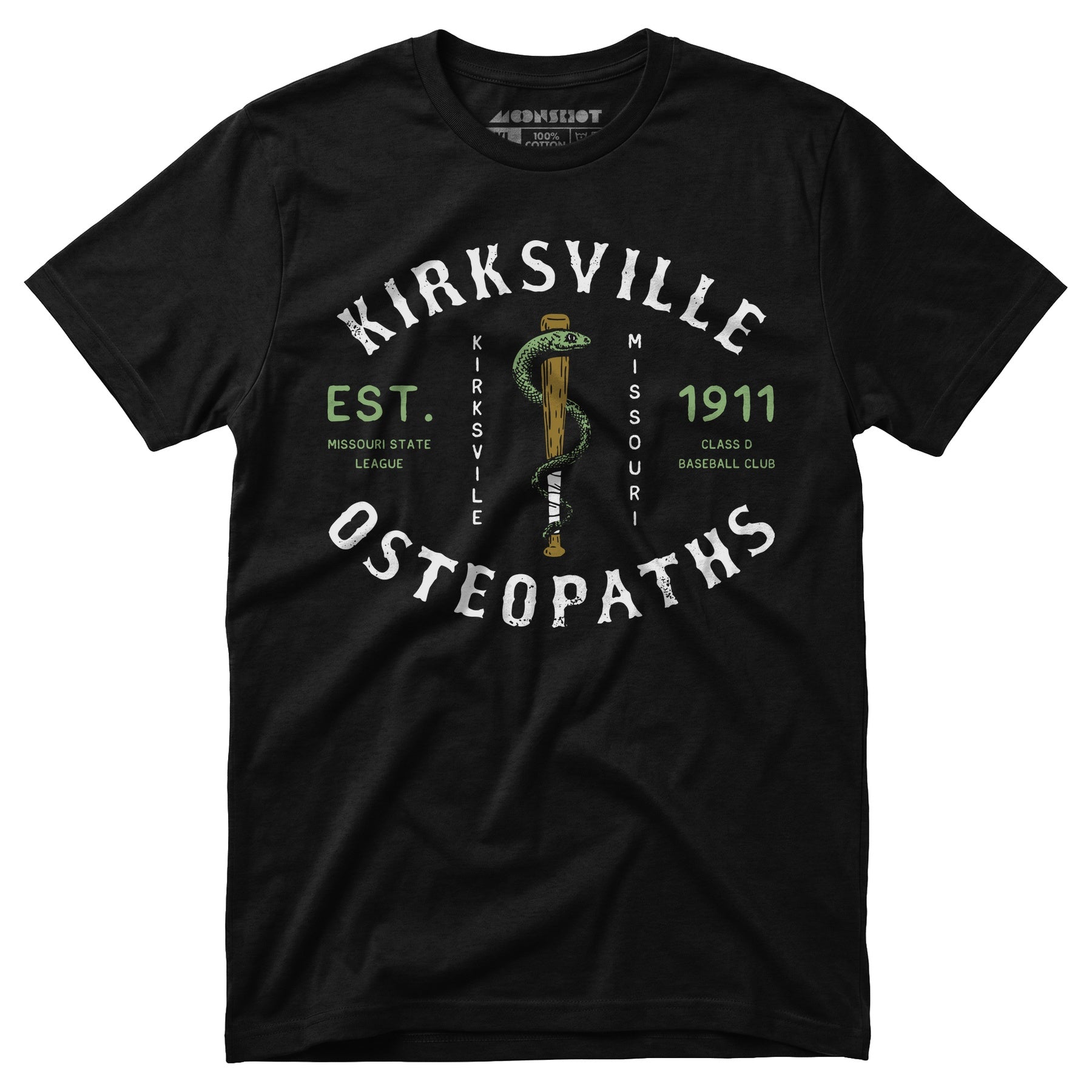 Kirksville Osteopaths - Missouri - Vintage Defunct Baseball Teams - Unisex T-Shirt