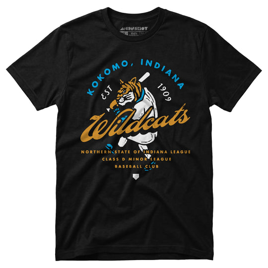 Kokomo Wildcats - Indiana - Vintage Defunct Baseball Teams - Unisex T-Shirt
