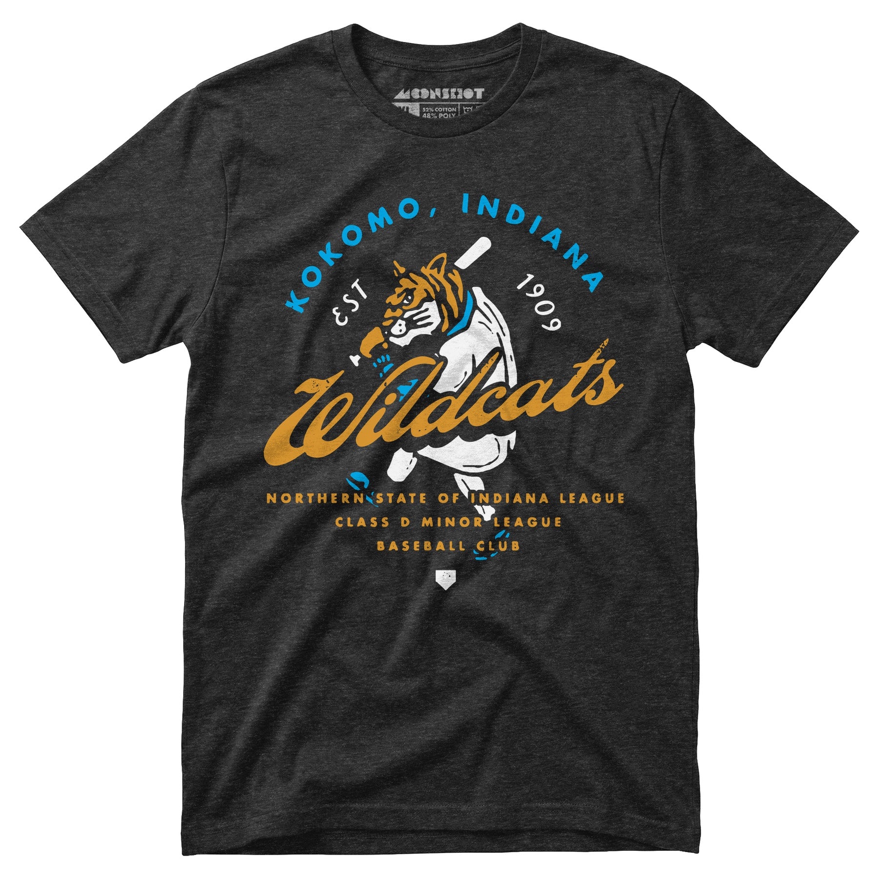 Kokomo Wildcats - Indiana - Vintage Defunct Baseball Teams - Unisex T-Shirt