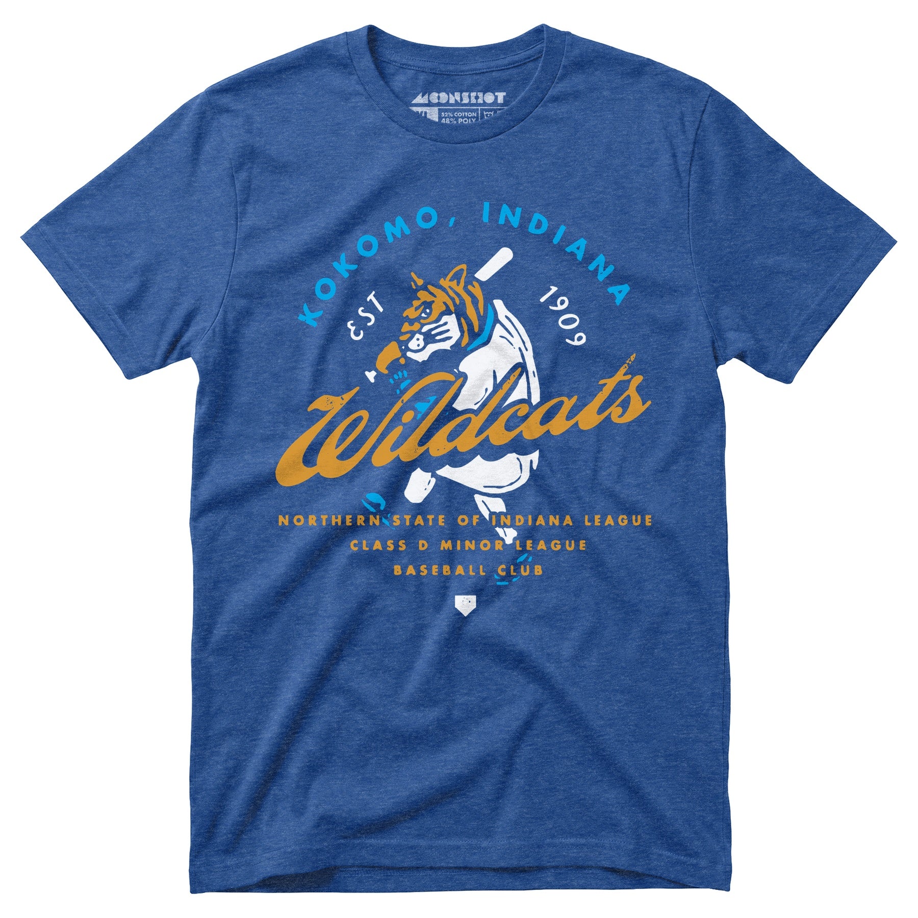 Kokomo Wildcats - Indiana - Vintage Defunct Baseball Teams - Unisex T-Shirt