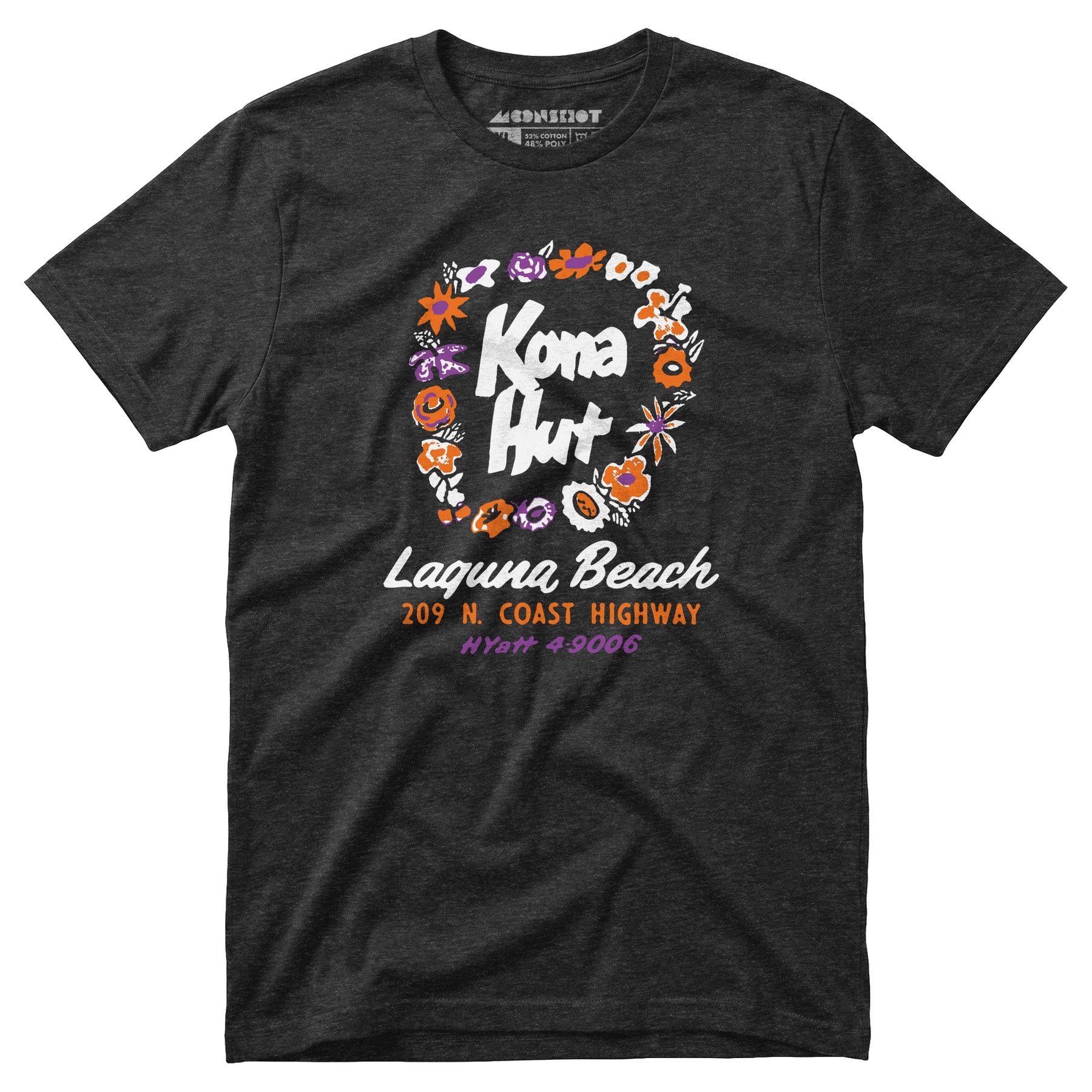 Kona Hut - Laguna Beach, CA - Vintage Tiki Bar - Unisex T-Shirt
