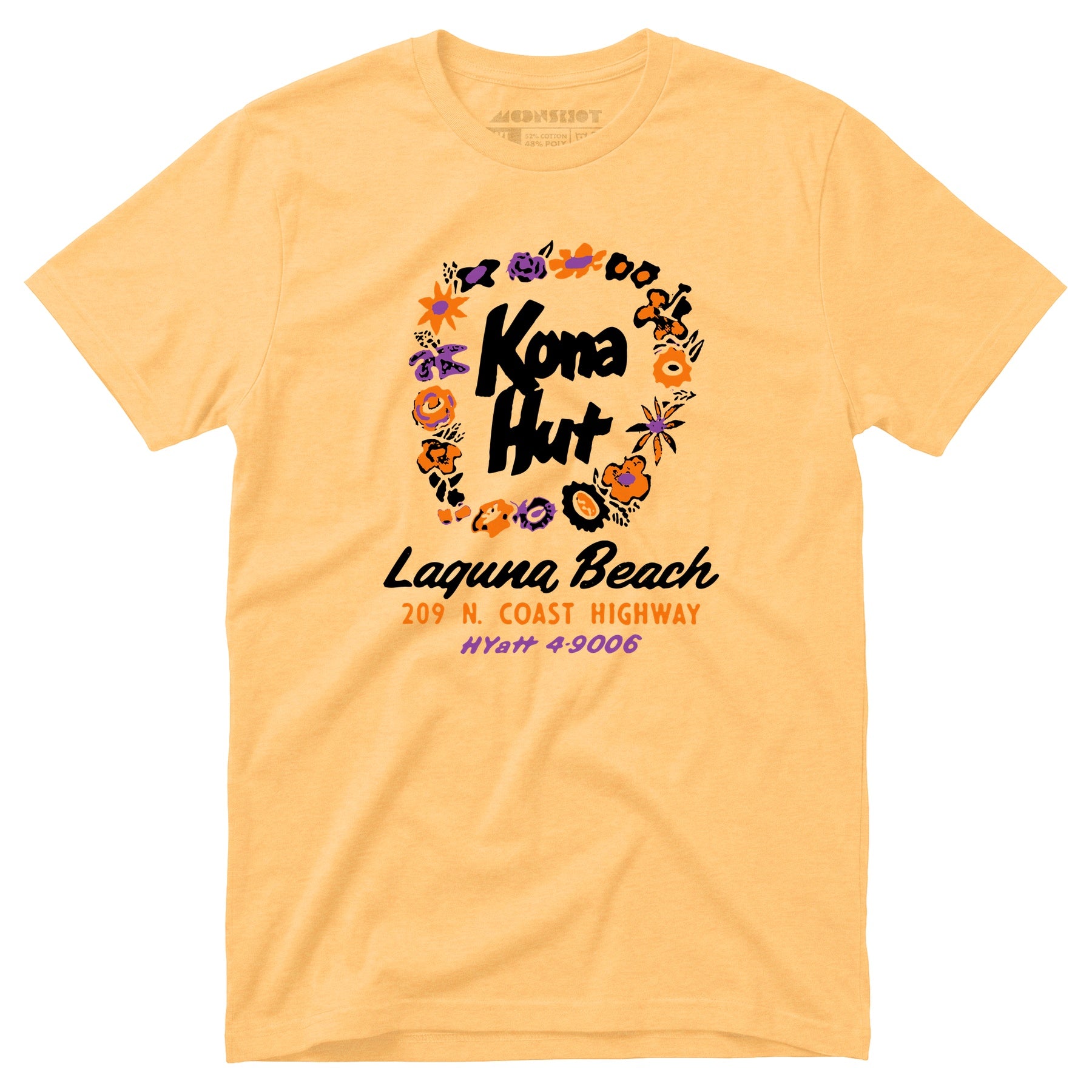 Kona Hut - Laguna Beach, CA - Vintage Tiki Bar - Unisex T-Shirt