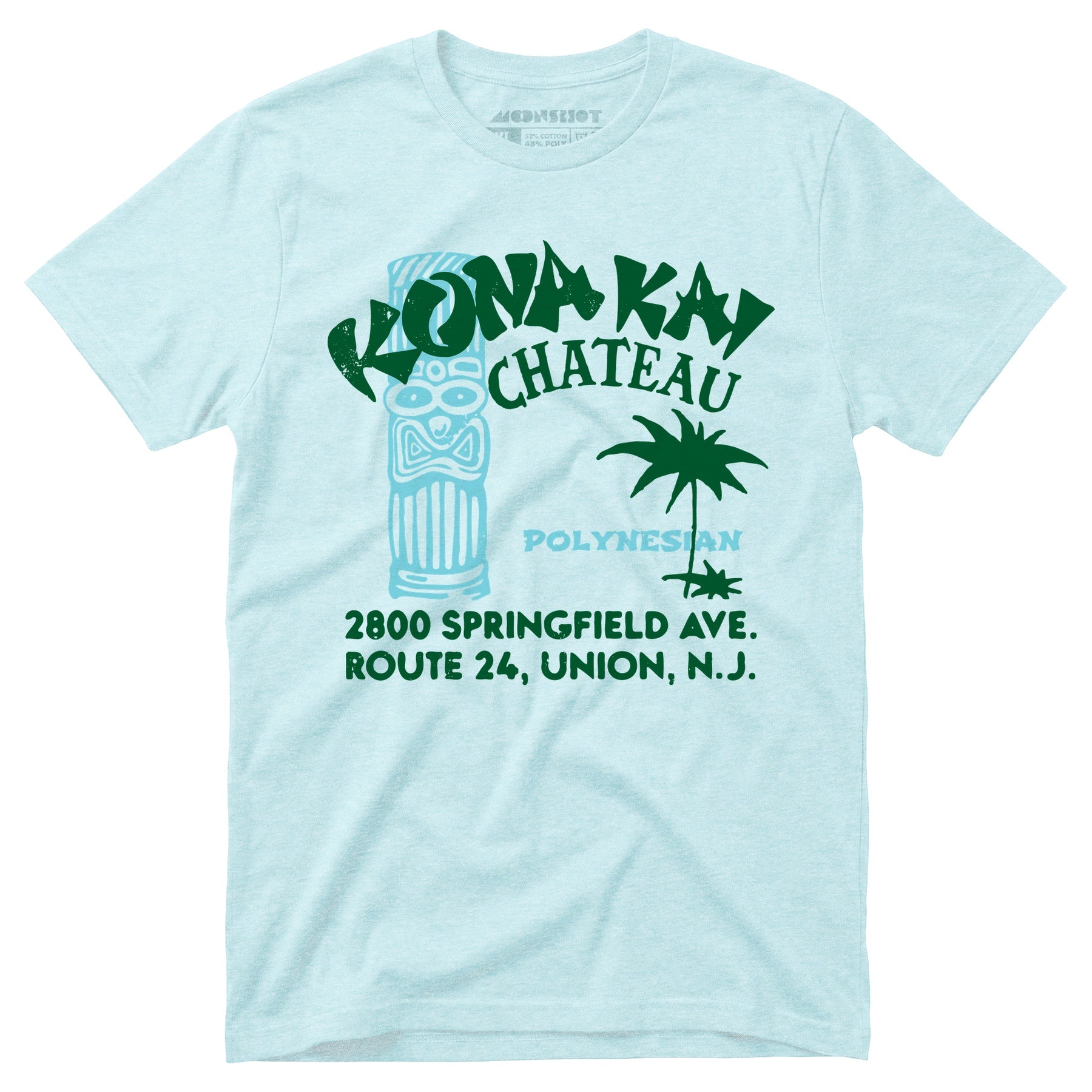 Kona Kai Chateau - Union, NJ - Vintage Tiki Bar - Unisex T-Shirt