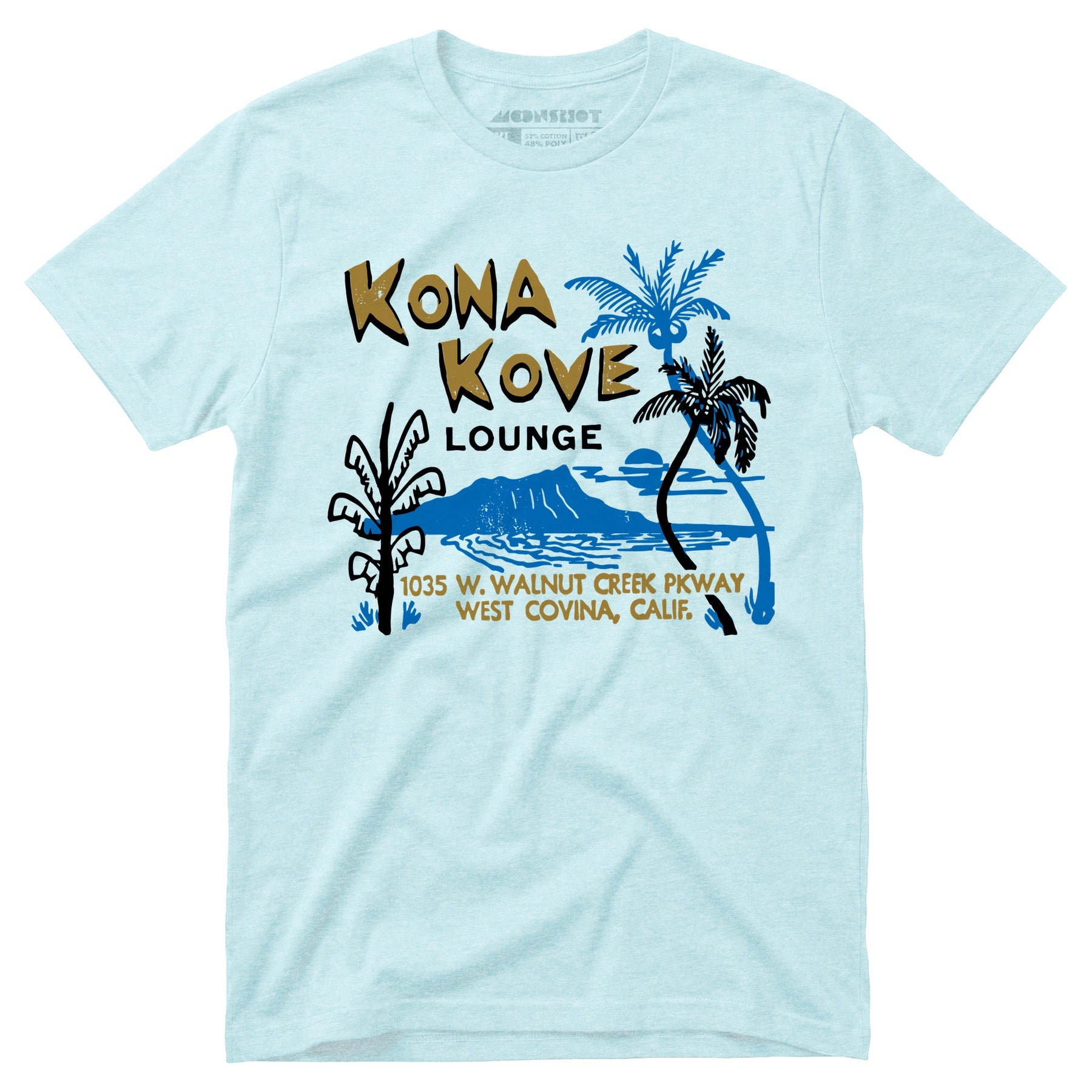 Kona Kove Lounge - West Covina, CA - Vintage Tiki Bar - Unisex T-Shirt