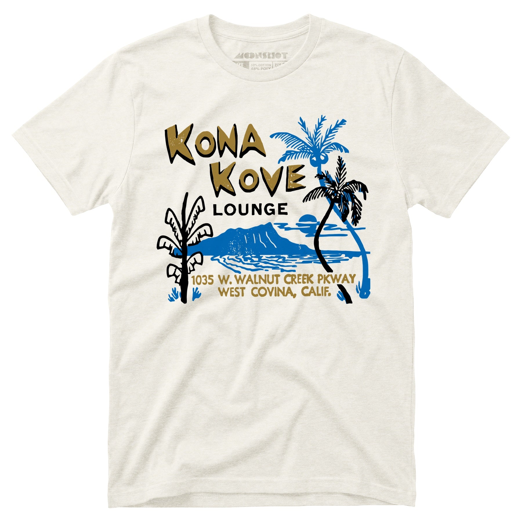 Kona Kove Lounge - West Covina, CA - Vintage Tiki Bar - Unisex T-Shirt