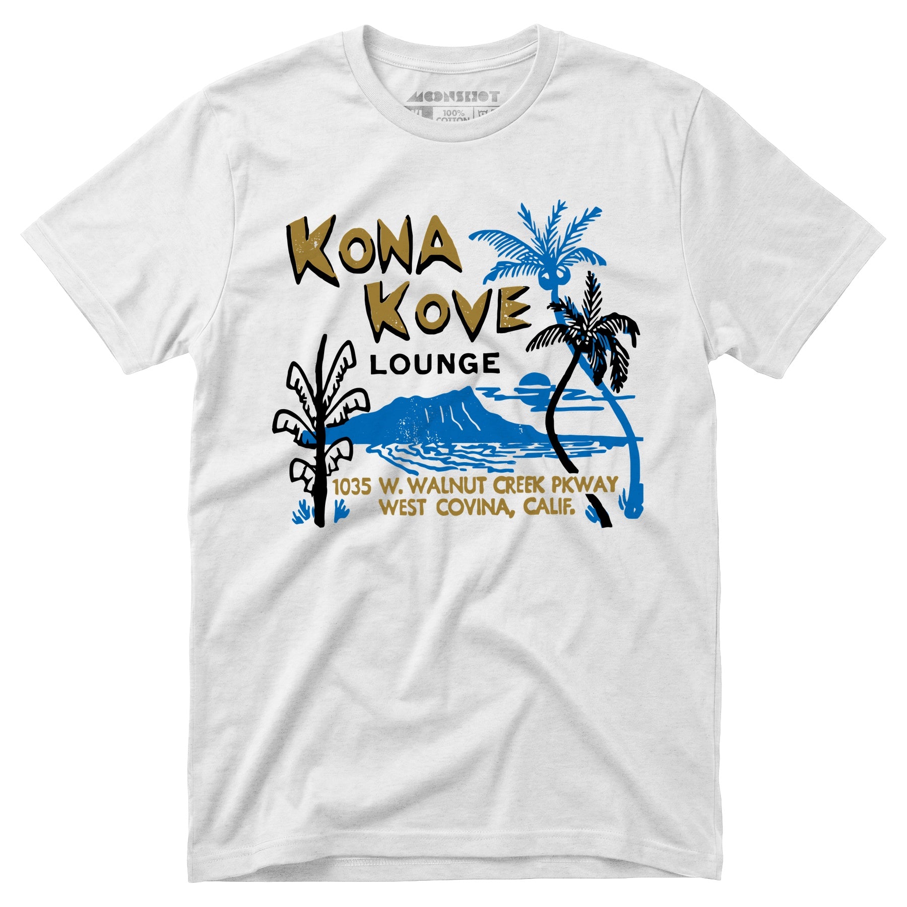 Kona Kove Lounge - West Covina, CA - Vintage Tiki Bar - Unisex T-Shirt