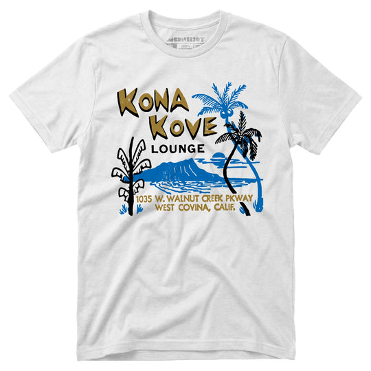 Kona Kove Lounge - West Covina, CA - Vintage Tiki Bar - Unisex T-Shirt