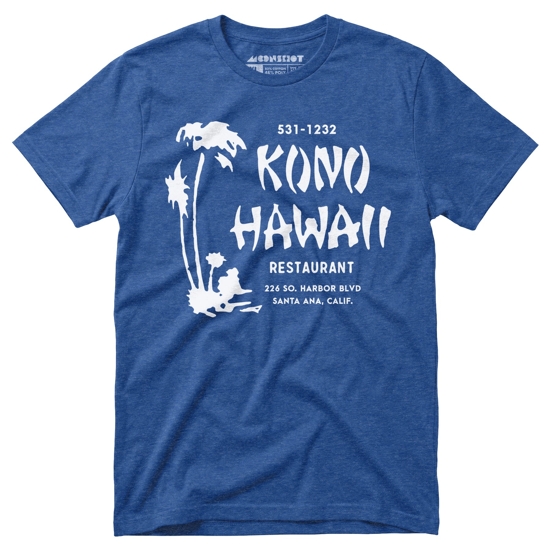 Kono Hawaii - Santa Ana, CA - Vintage Tiki Bar - Unisex T-Shirt
