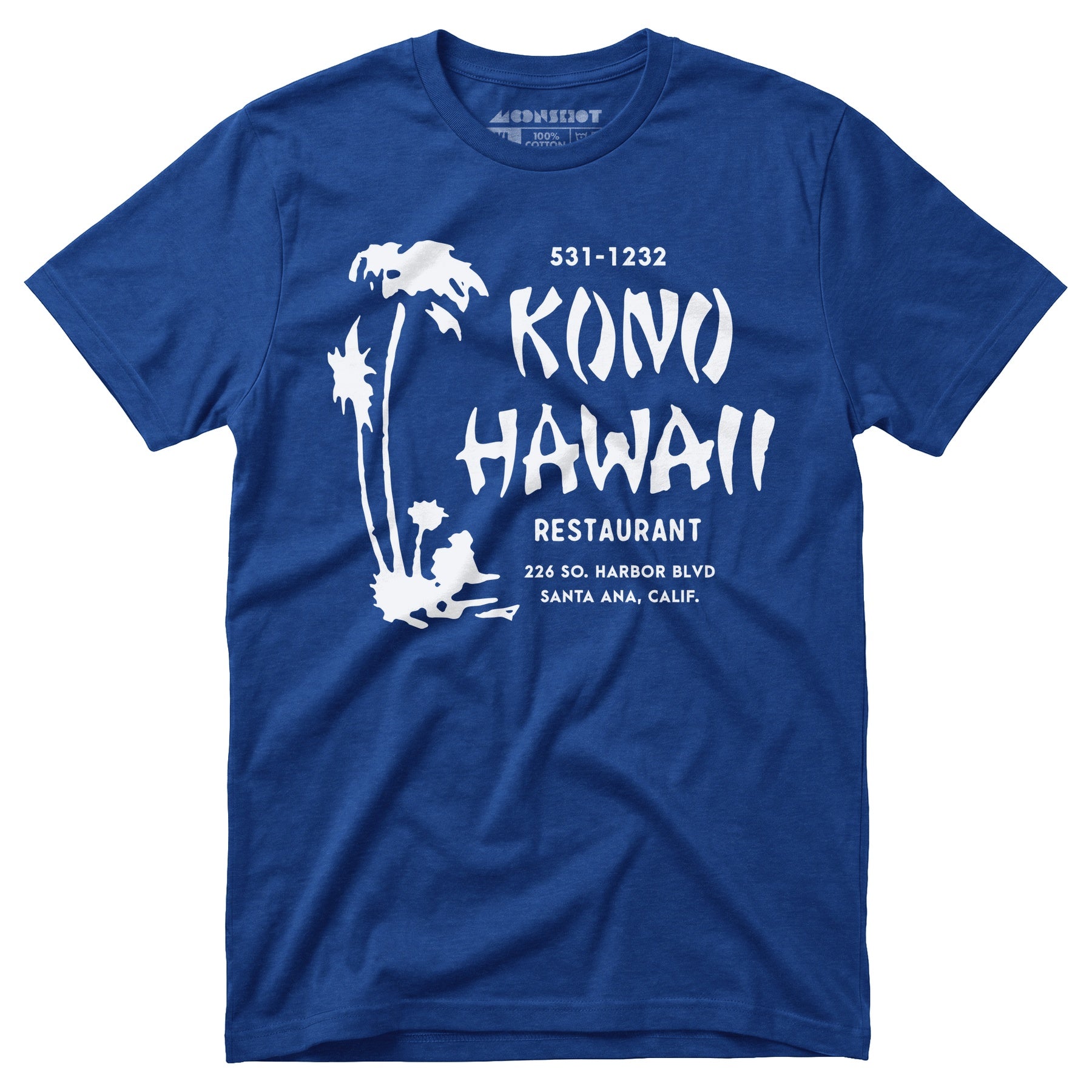 Kono Hawaii - Santa Ana, CA - Vintage Tiki Bar - Unisex T-Shirt