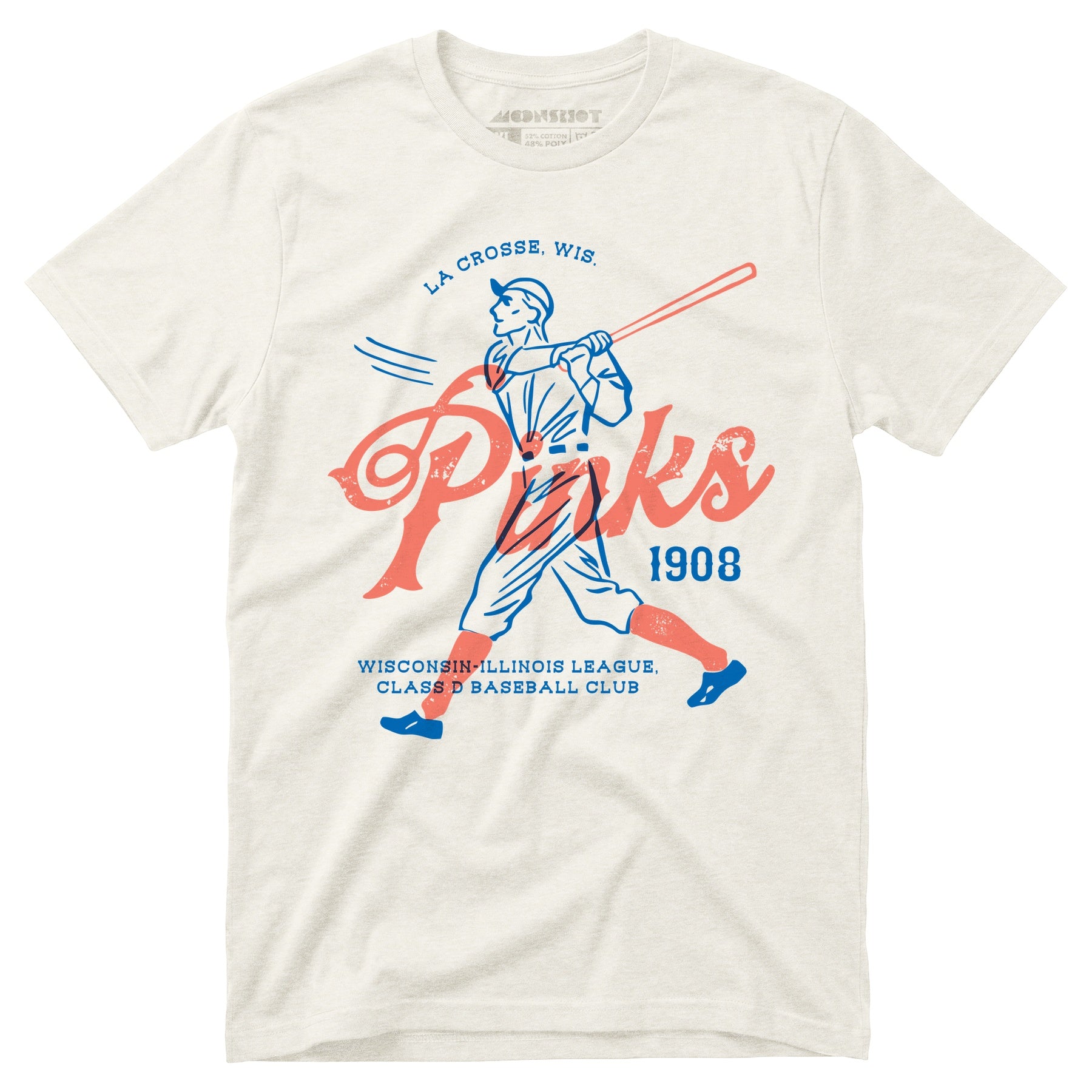 La Crosse Pinks - Wisconsin - Vintage Defunct Baseball Teams - Unisex T-Shirt