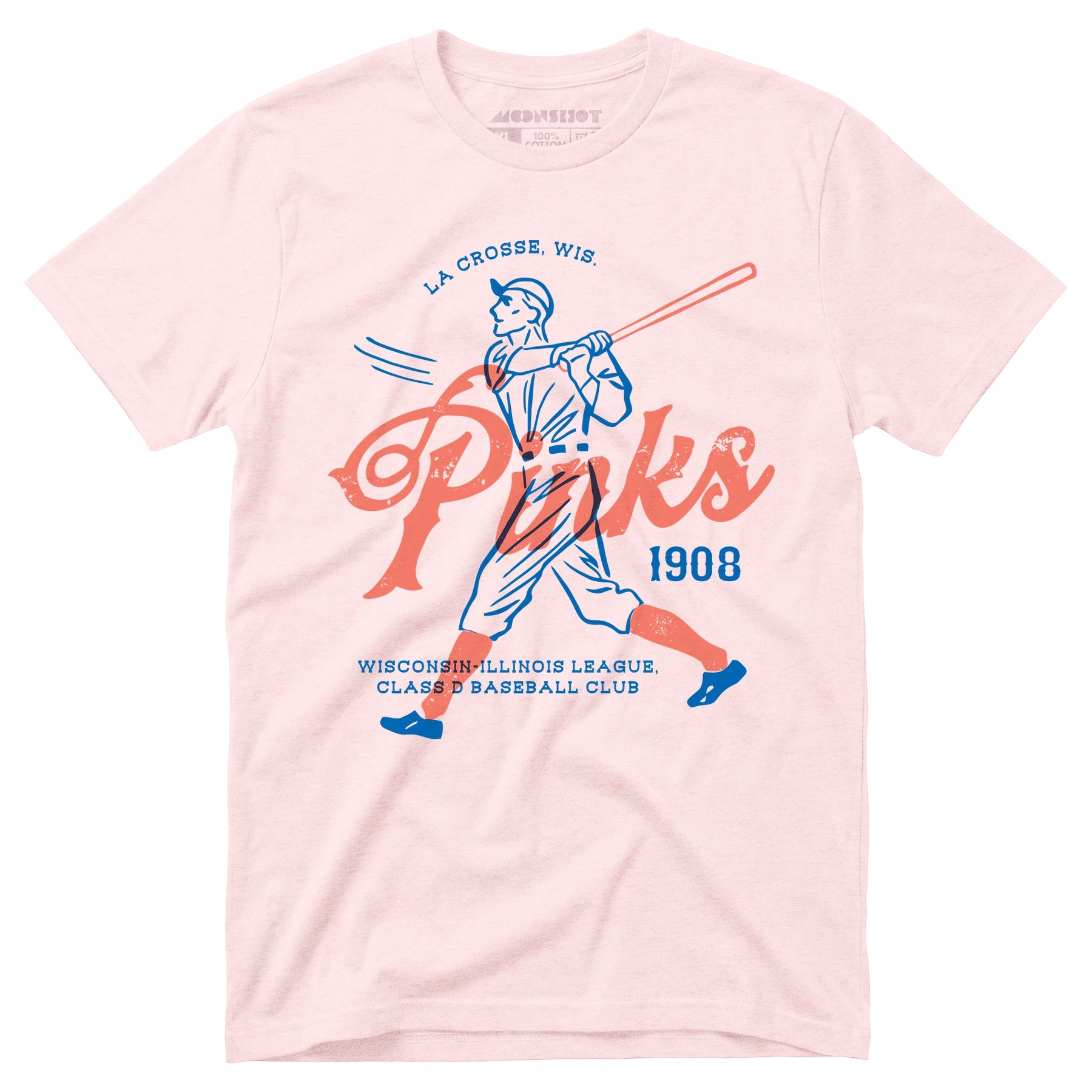 La Crosse Pinks - Wisconsin - Vintage Defunct Baseball Teams - Unisex T-Shirt