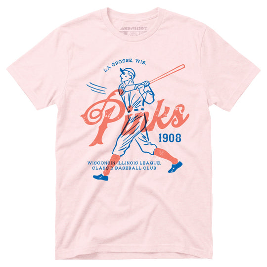 La Crosse Pinks - Wisconsin - Vintage Defunct Baseball Teams - Unisex T-Shirt