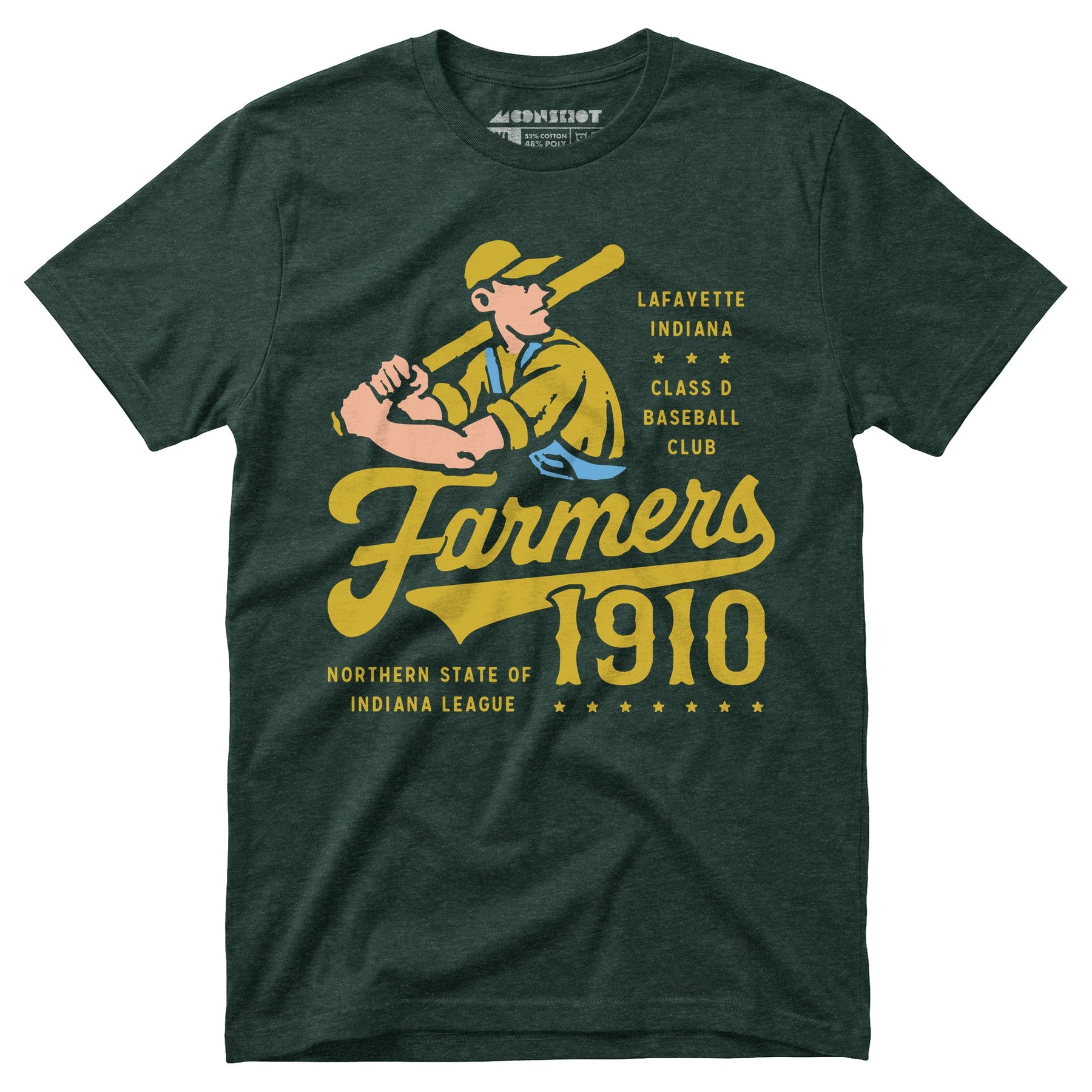 Lafayette Farmers - Indiana - Vintage Defunct Baseball Teams - Unisex T-Shirt