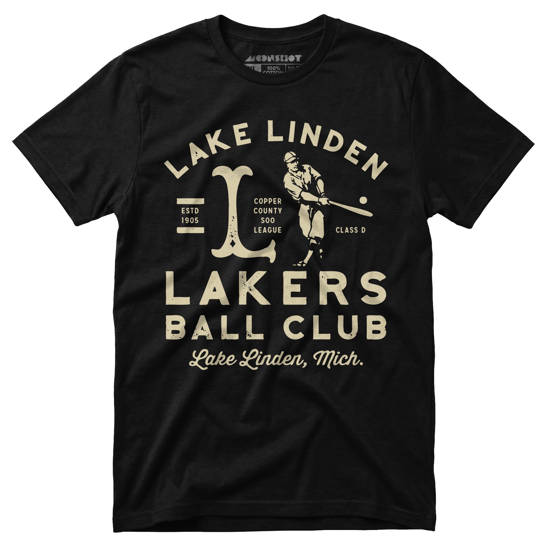 Lake Linden Lakers - Michigan - Vintage Defunct Baseball Teams - Unisex T-Shirt
