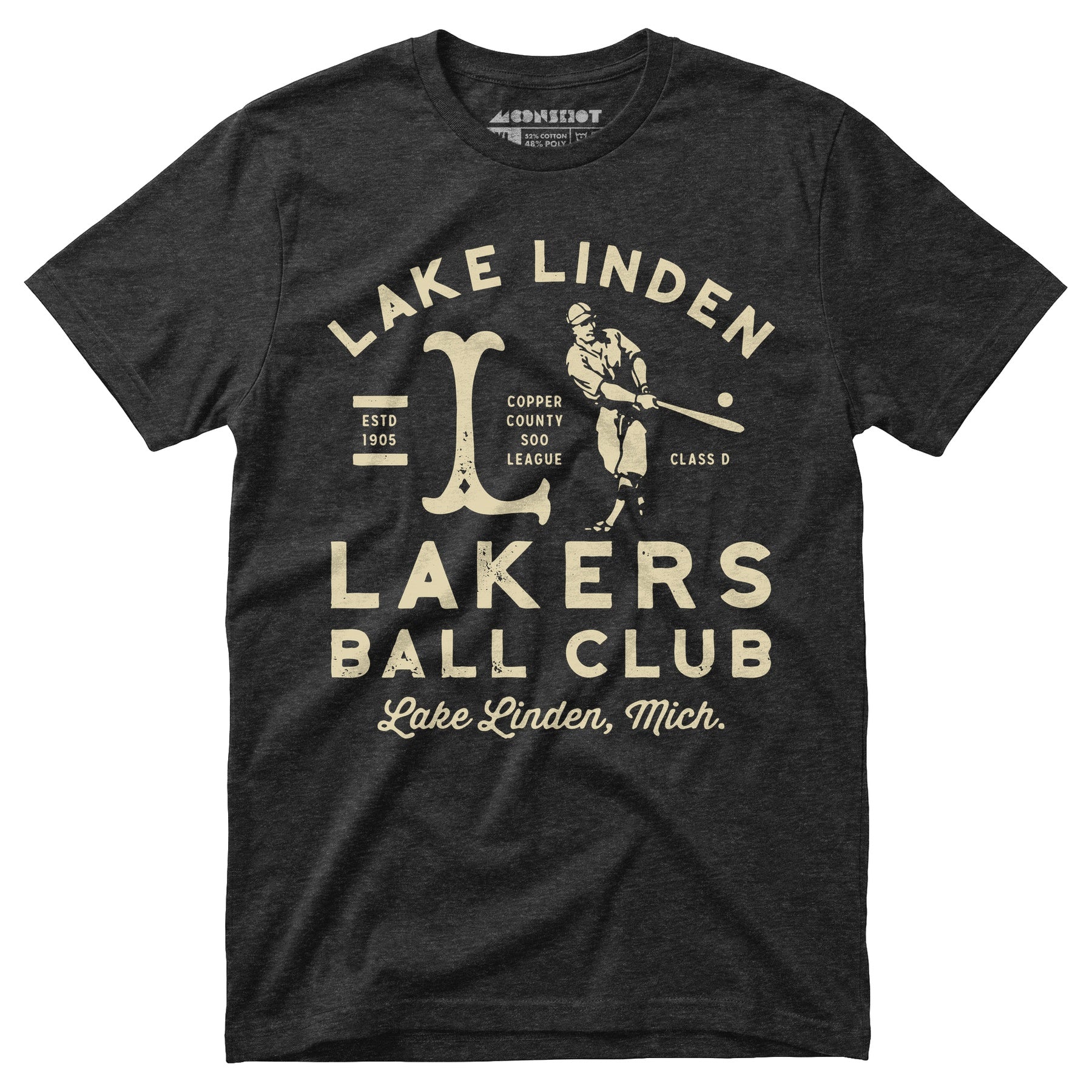 Lake Linden Lakers - Michigan - Vintage Defunct Baseball Teams - Unisex T-Shirt