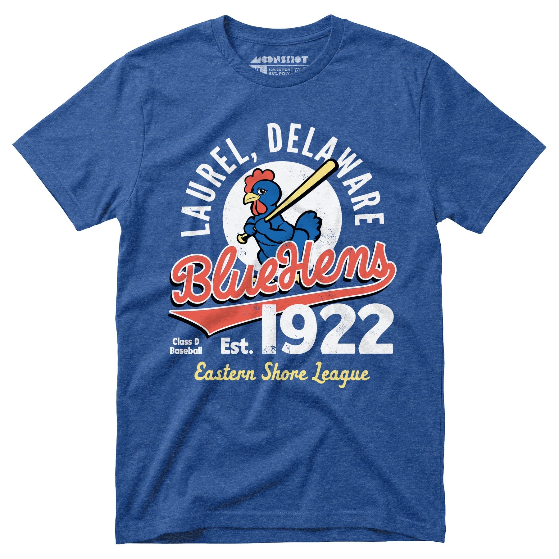 Laurel Blue Hens - Delaware - Vintage Defunct Baseball Teams - Unisex T-Shirt