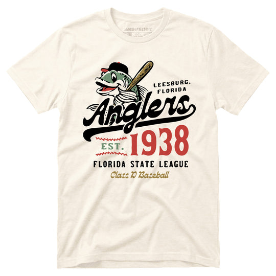 Leesburg Anglers - Florida - Vintage Defunct Baseball Teams - Unisex T-Shirt