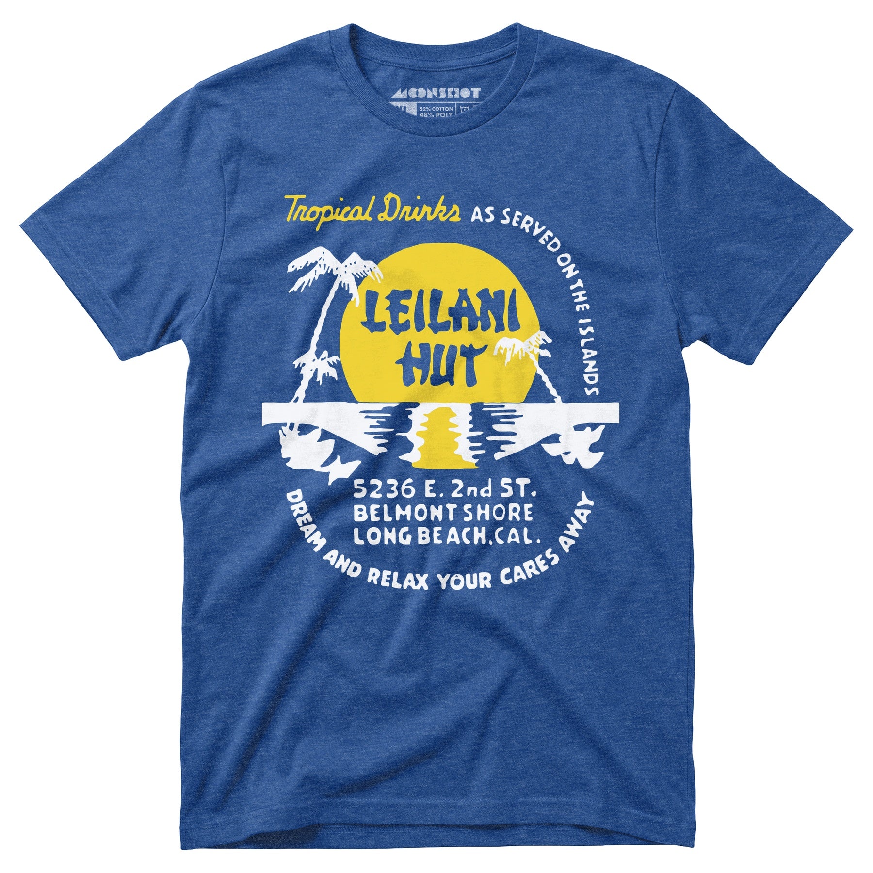 Leilani Hut - Long Beach, CA - Vintage Tiki Bar - Unisex T-Shirt