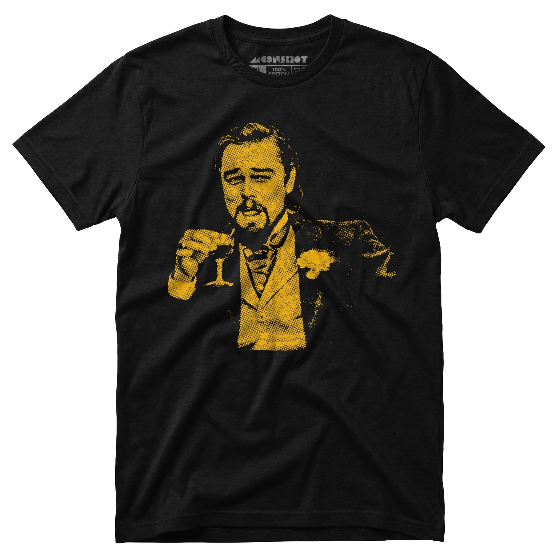 Leonardo DiCaprio Django Laughing Reaction Meme - Unisex T-Shirt