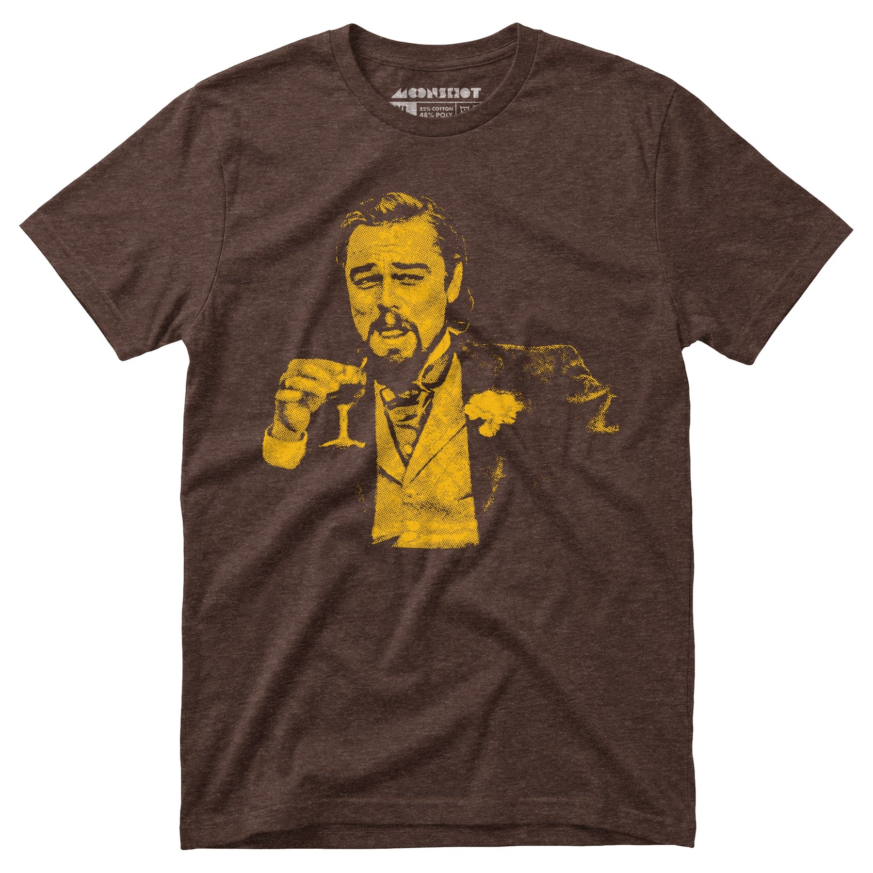 Leonardo DiCaprio Django Laughing Reaction Meme - Unisex T-Shirt