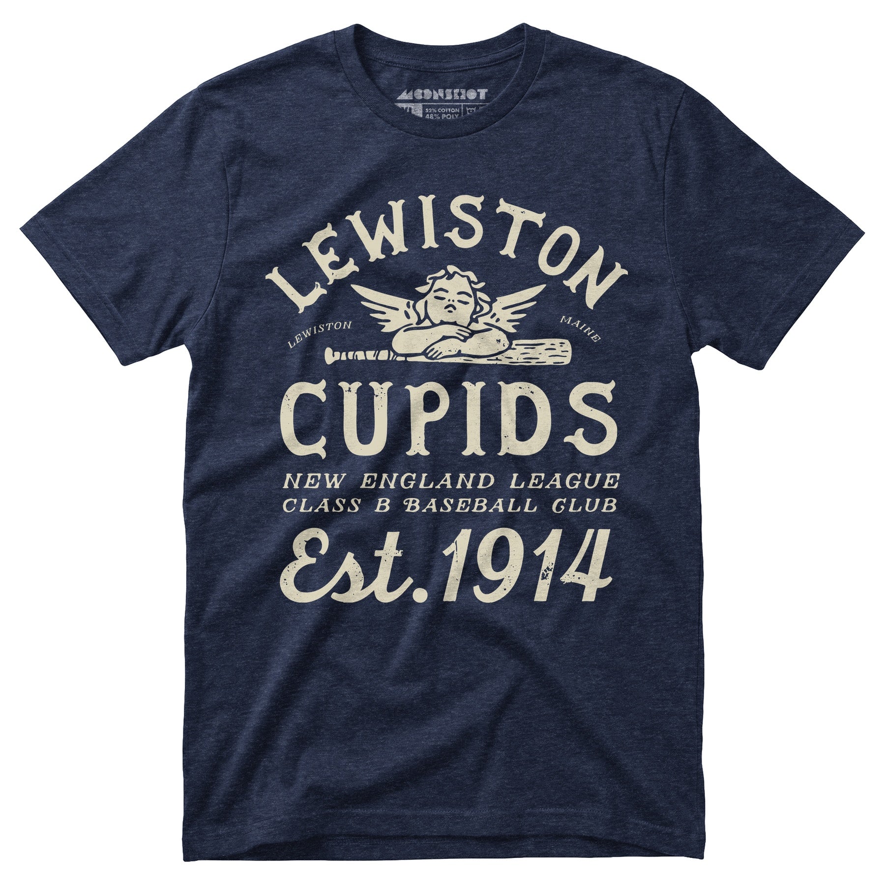Lewiston Cupids - Maine - Vintage Defunct Baseball Teams - Unisex T-Shirt