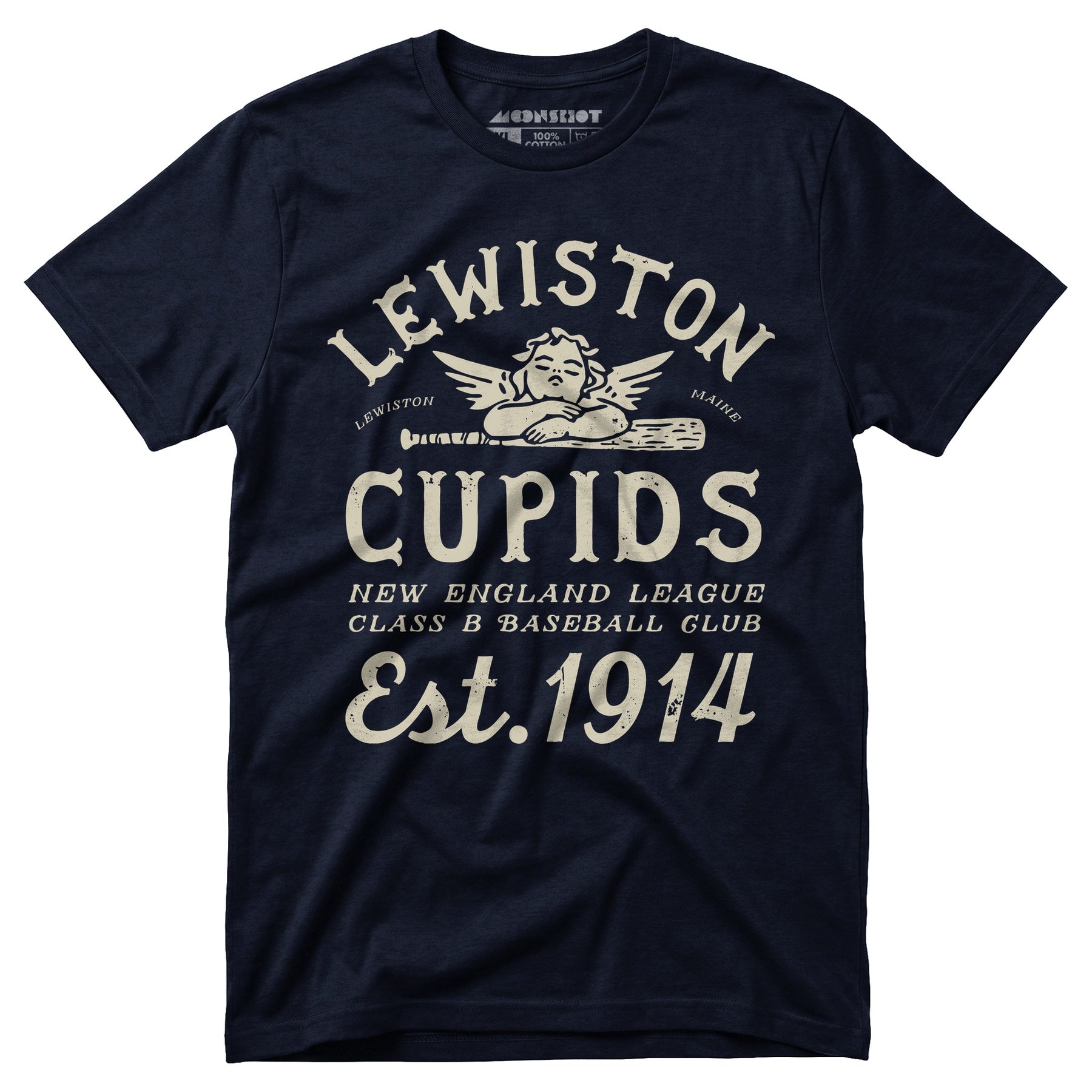 Lewiston Cupids - Maine - Vintage Defunct Baseball Teams - Unisex T-Shirt