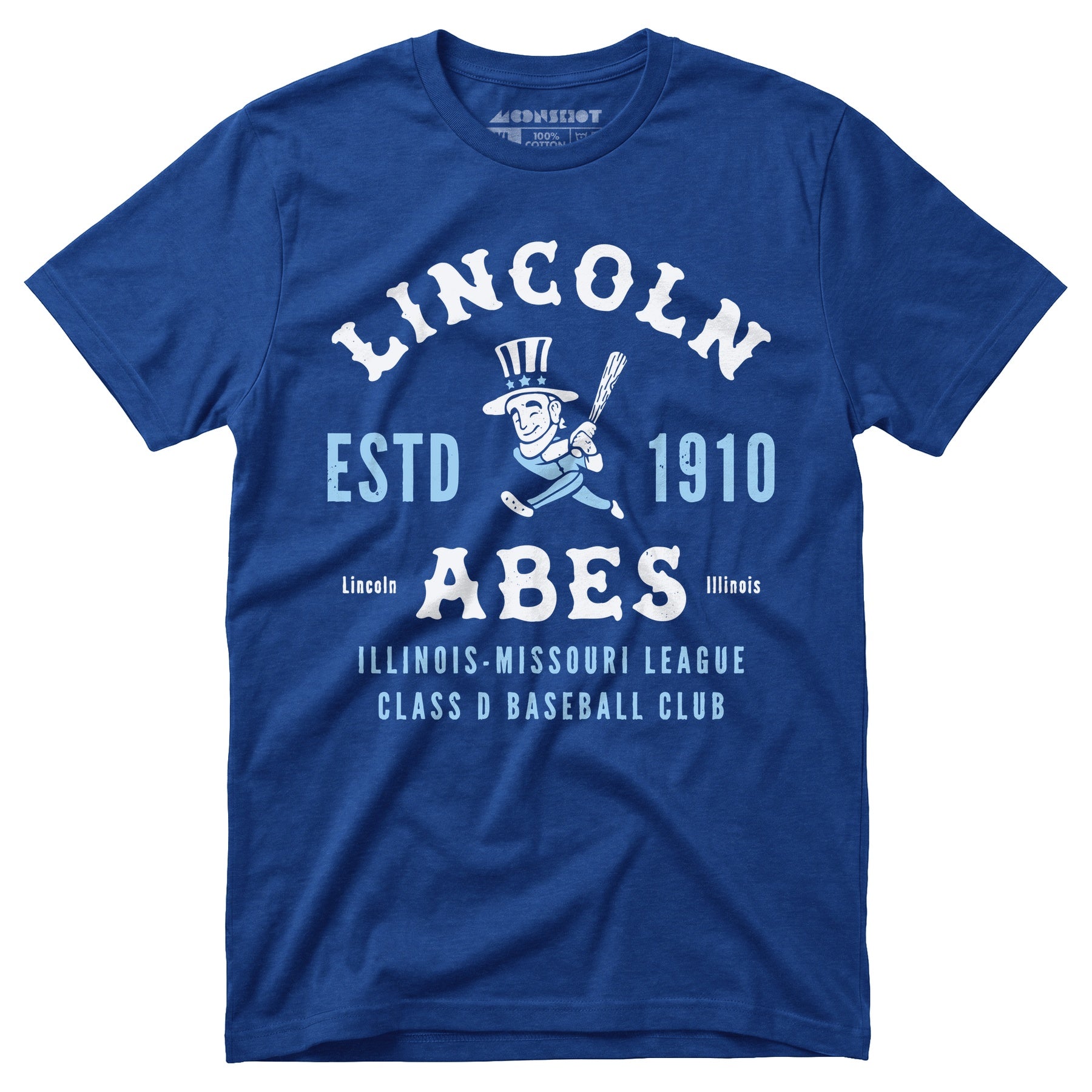 Lincoln Abes - Illinois - Vintage Defunct Baseball Teams - Unisex T-Shirt