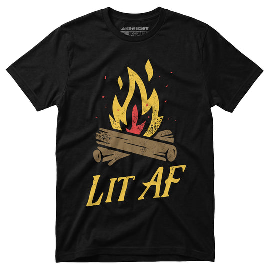 Lit AF Campfire - Unisex T-Shirt