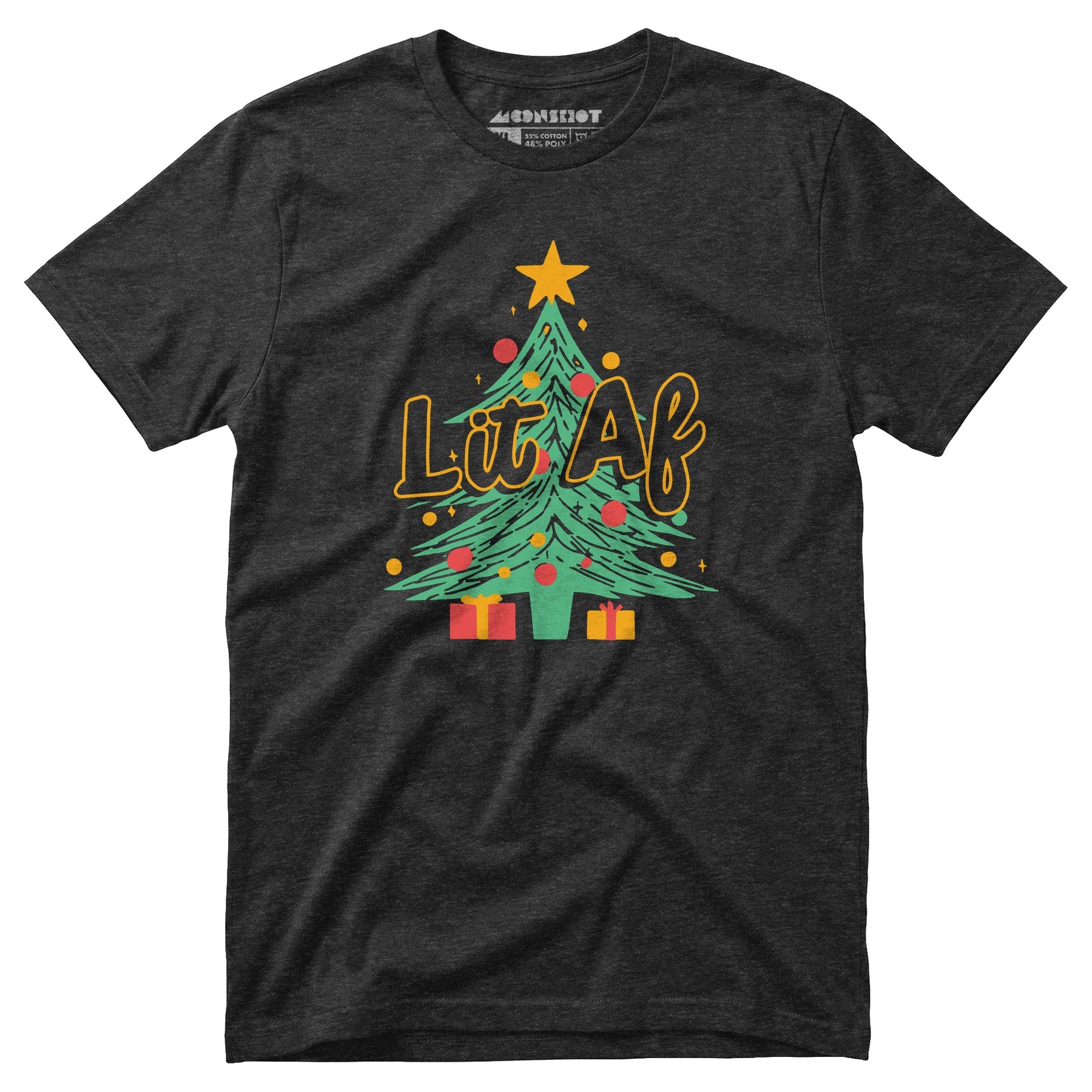 Lit AF Christmas Tree - Unisex T-Shirt
