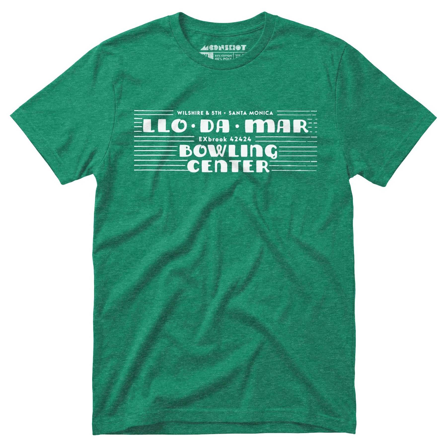 Llo-Da-Mar - Santa Monica, CA - Vintage Bowling Alley - Unisex T-Shirt