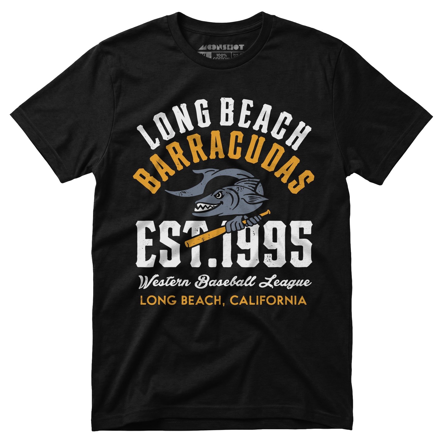 Long Beach Barracudas - California - Vintage Defunct Baseball Teams - Unisex T-Shirt
