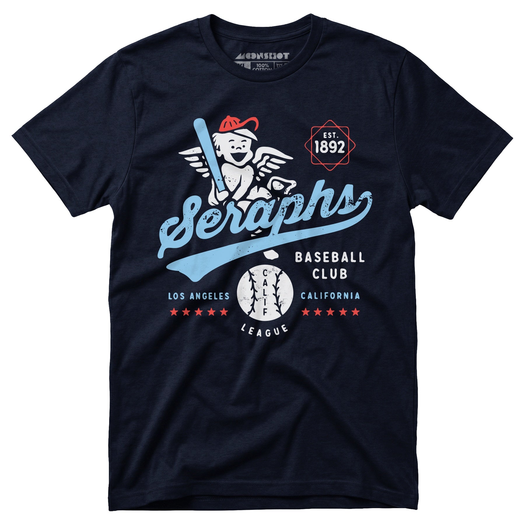 Los Angeles Seraphs - California - Vintage Defunct Baseball Teams - Unisex T-Shirt