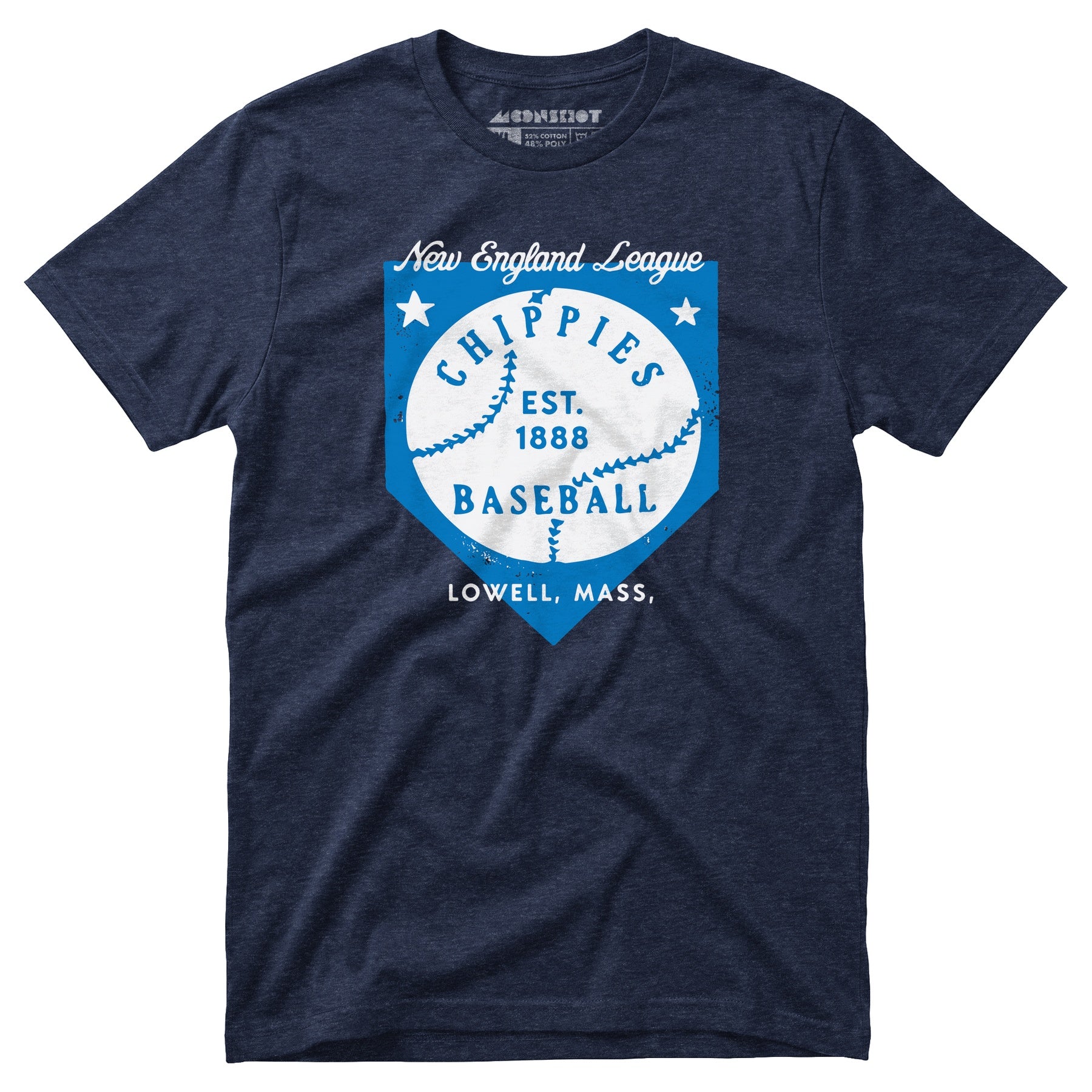 Lowell Chippies - Massachusetts - Vintage Defunct Baseball Teams - Unisex T-Shirt