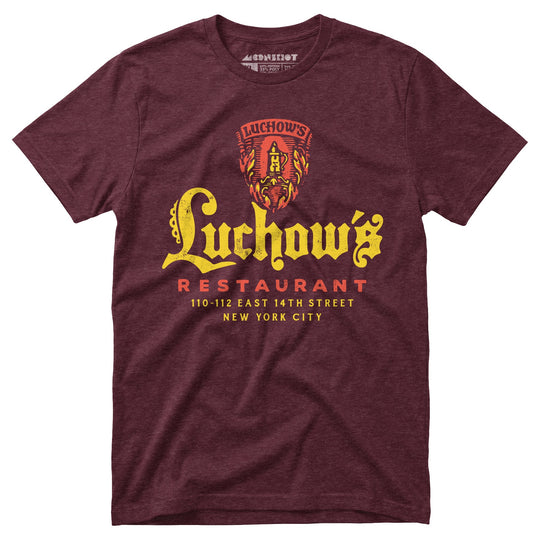 Luchow's - New York City, NY - Vintage Restaurant - Unisex T-Shirt