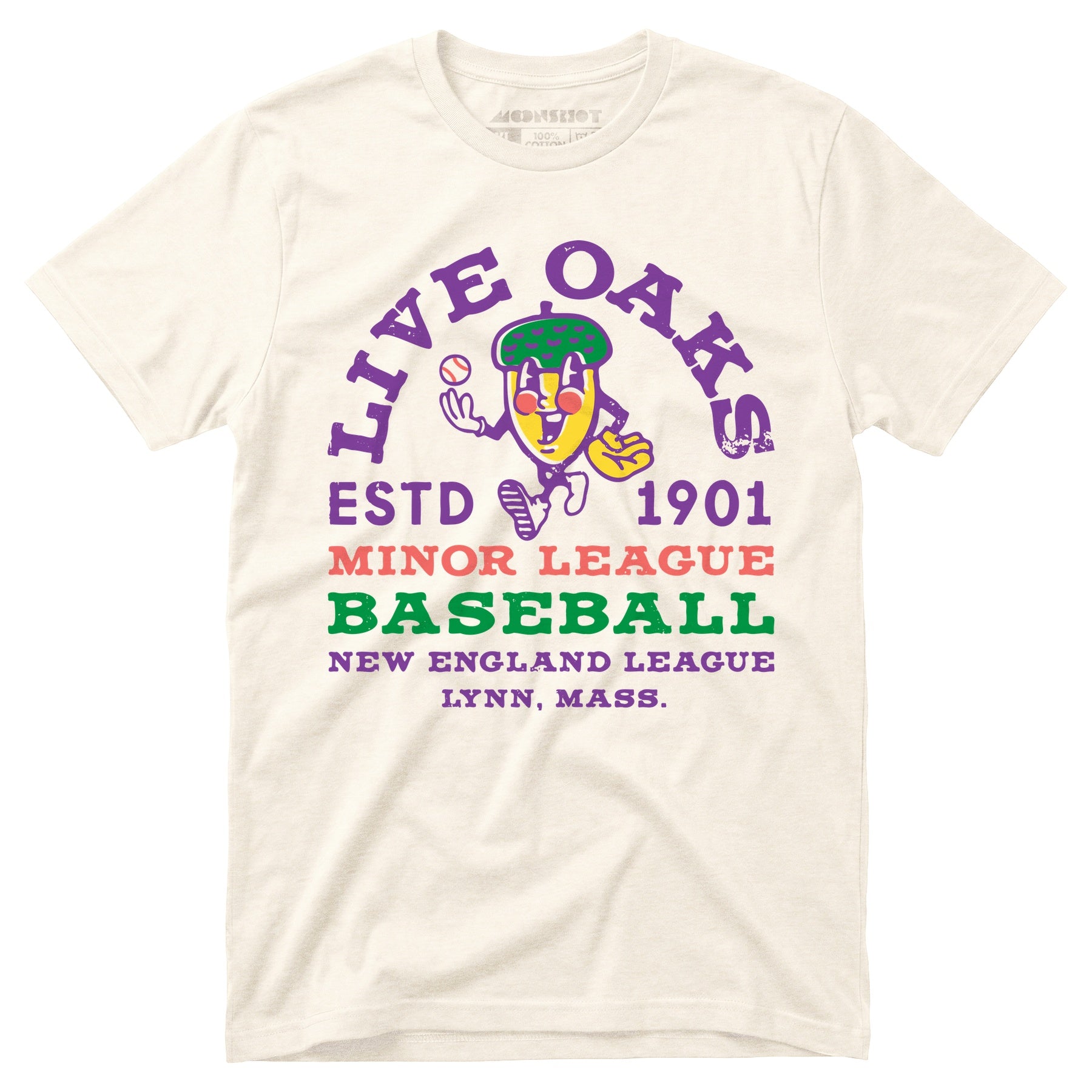 Lynn Live Oaks - Massachusetts - Vintage Defunct Baseball Teams - Unisex T-Shirt