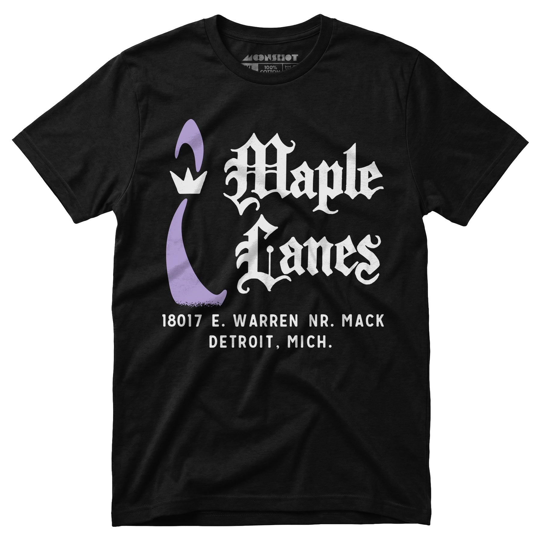 Maple Lanes - Detroit, MI - Vintage Bowling Alley - Unisex T-Shirt