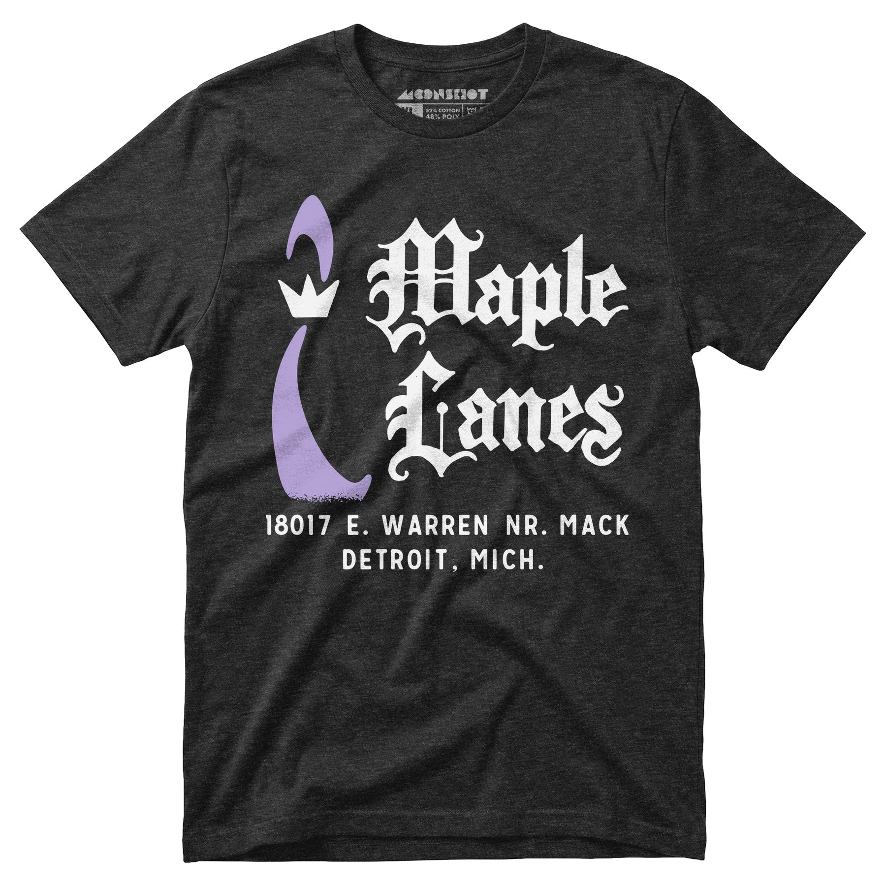Maple Lanes - Detroit, MI - Vintage Bowling Alley - Unisex T-Shirt