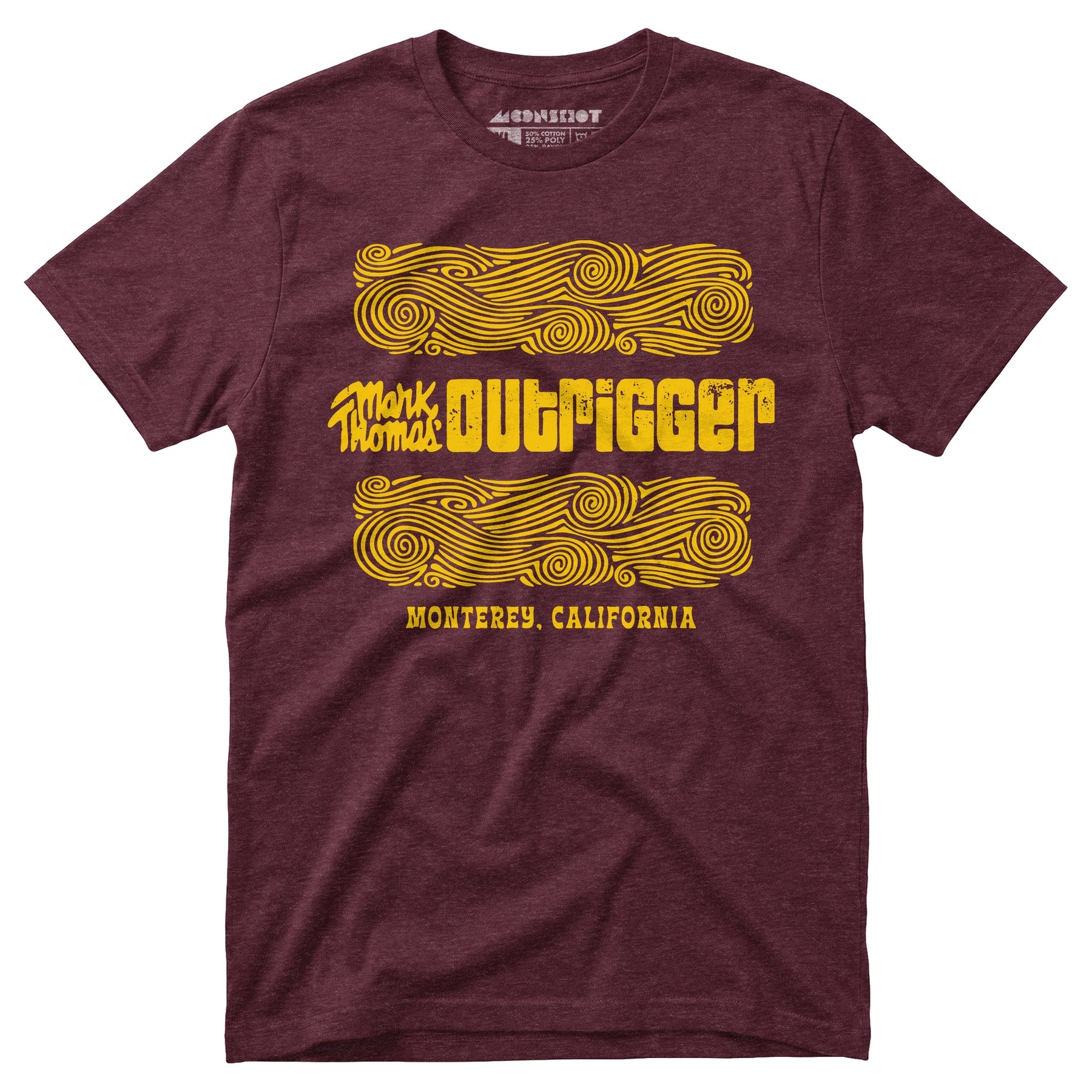 Mark Thomas Outrigger - Monterey, CA - Vintage Tiki Bar - Unisex T-Shirt