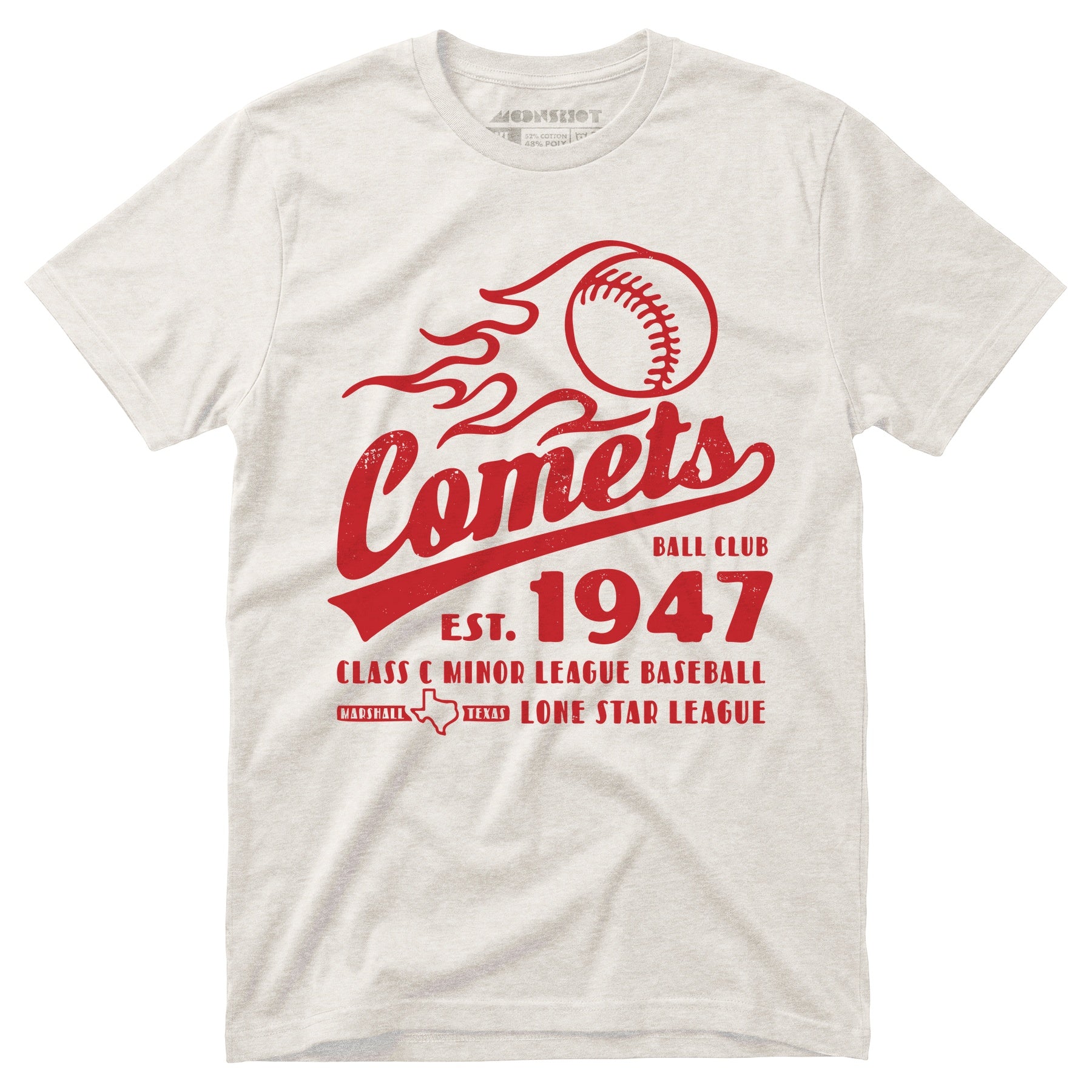 Marshall Comets - Texas - Vintage Defunct Baseball Teams - Unisex T-Shirt