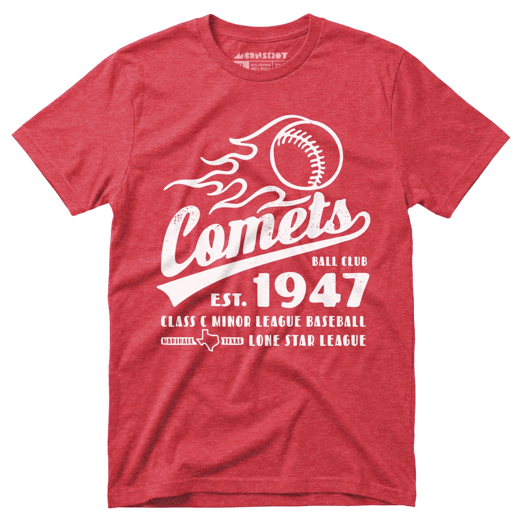 Marshall Comets - Texas - Vintage Defunct Baseball Teams - Unisex T-Shirt