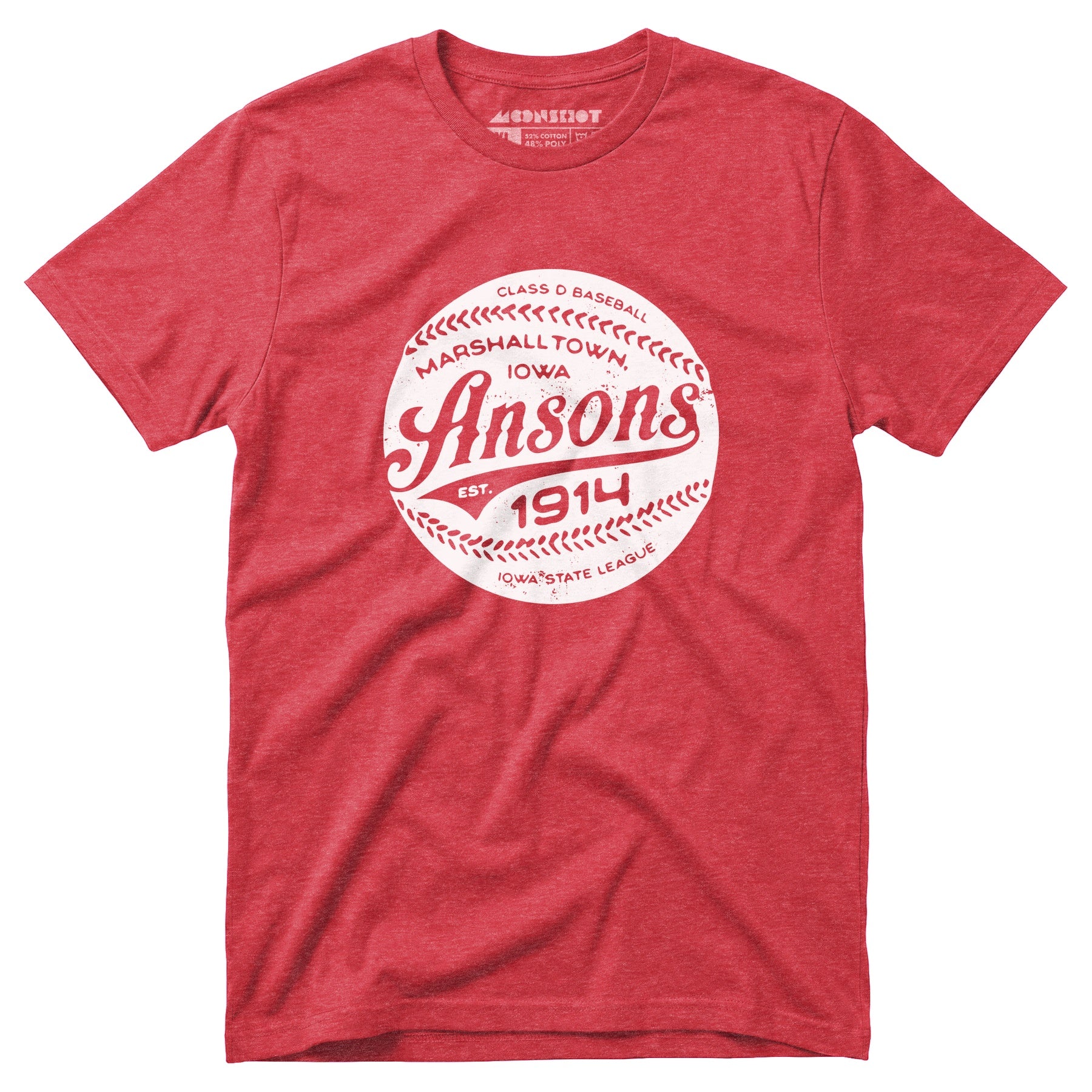 Marshalltown Ansons - Iowa - Vintage Defunct Baseball Teams - Unisex T-Shirt