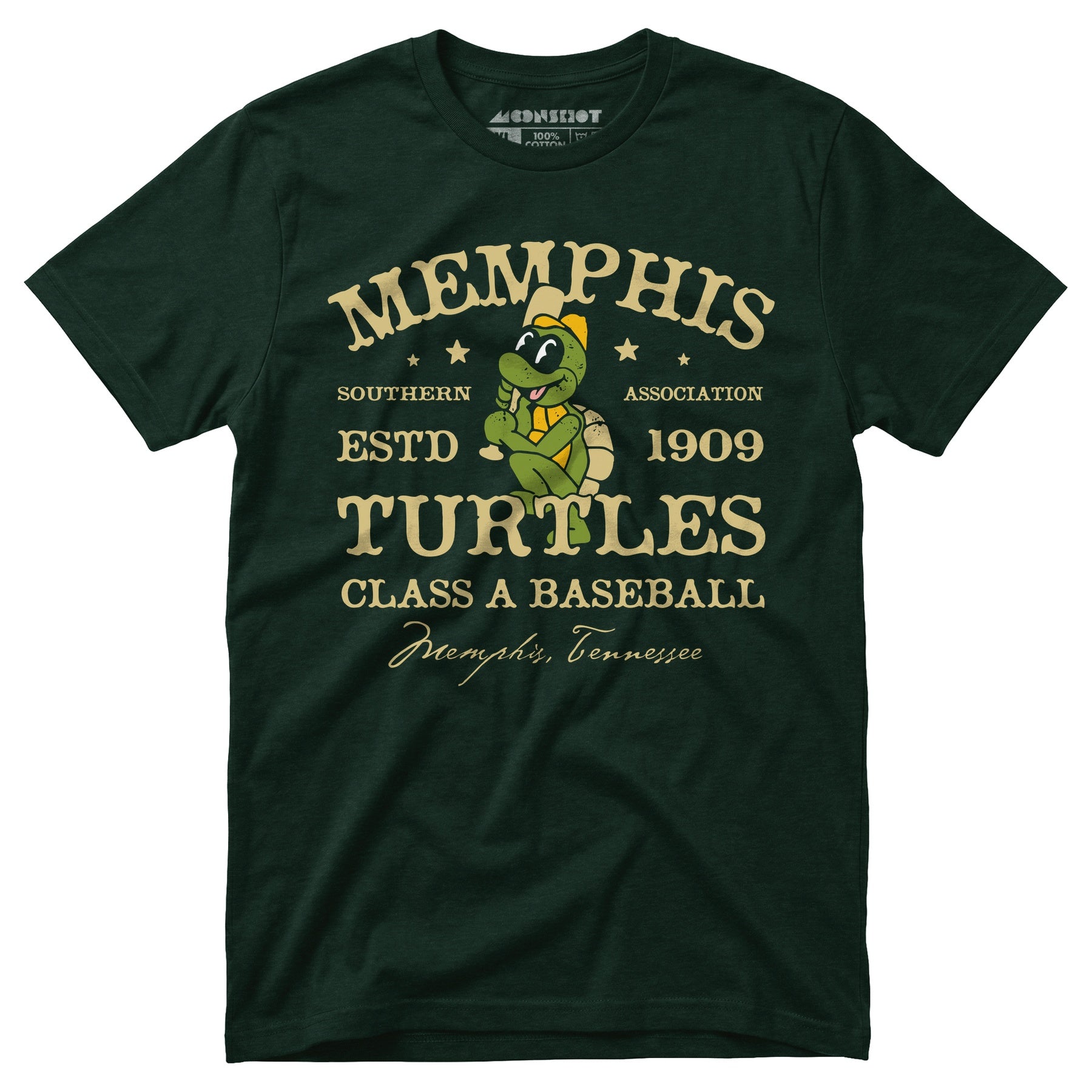Memphis Turtles - Tennessee - Vintage Defunct Baseball Teams - Unisex T-Shirt