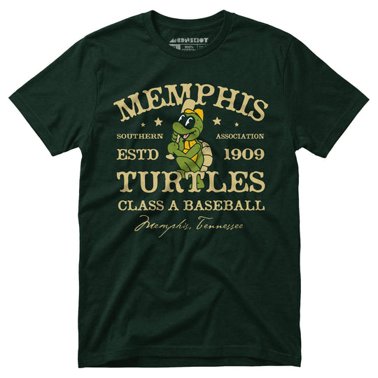 Memphis Turtles - Tennessee - Vintage Defunct Baseball Teams - Unisex T-Shirt
