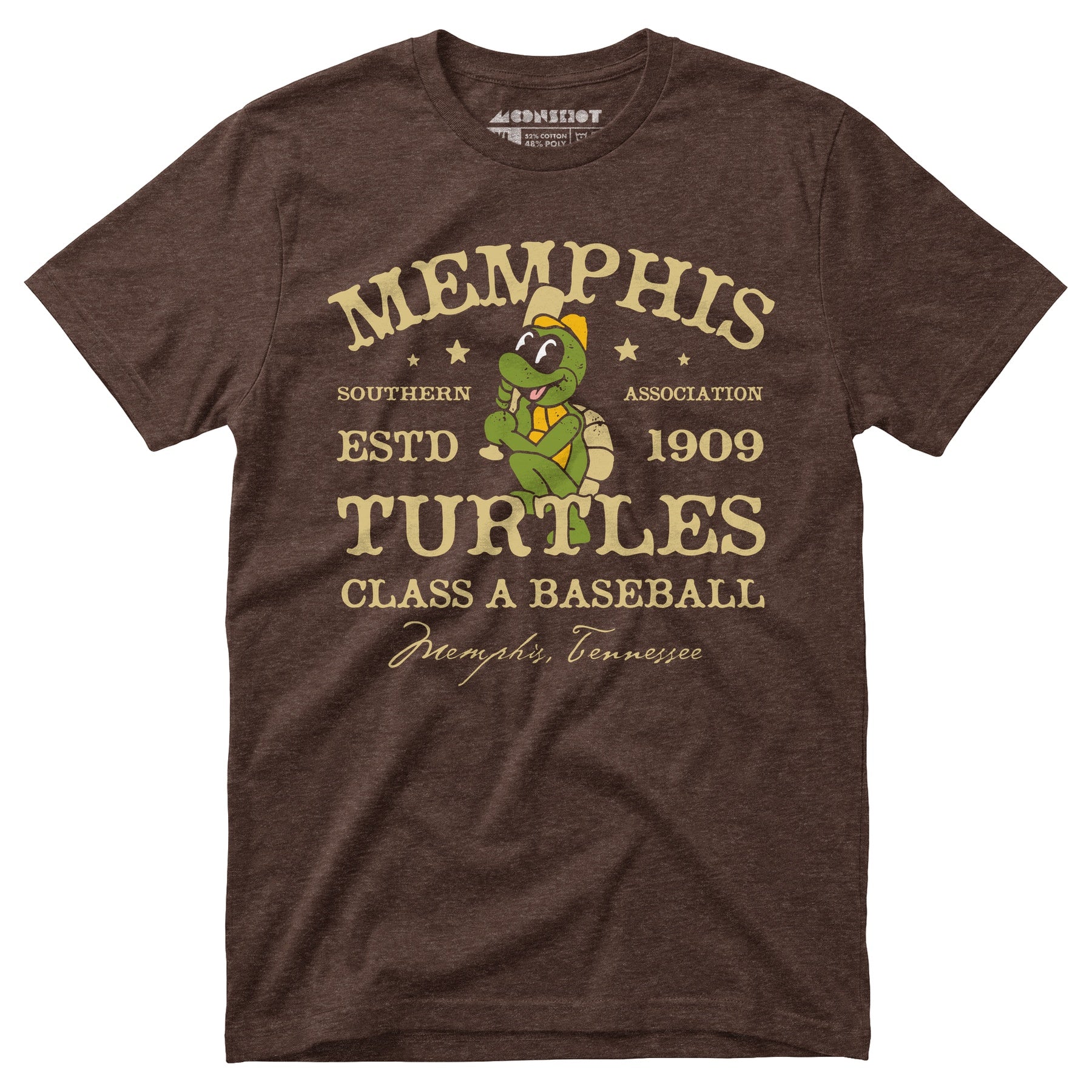Memphis Turtles - Tennessee - Vintage Defunct Baseball Teams - Unisex T-Shirt