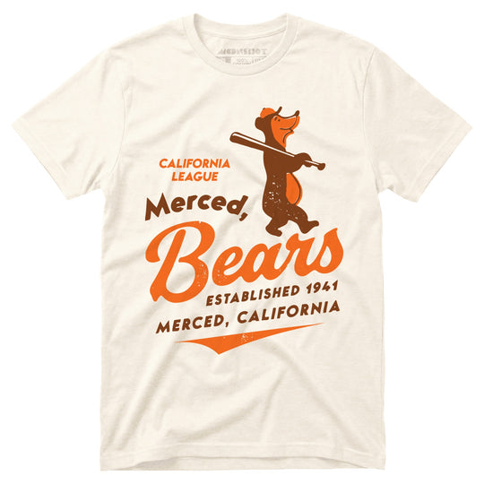 Merced Bears - California - Vintage Defunct Baseball Teams - Unisex T-Shirt