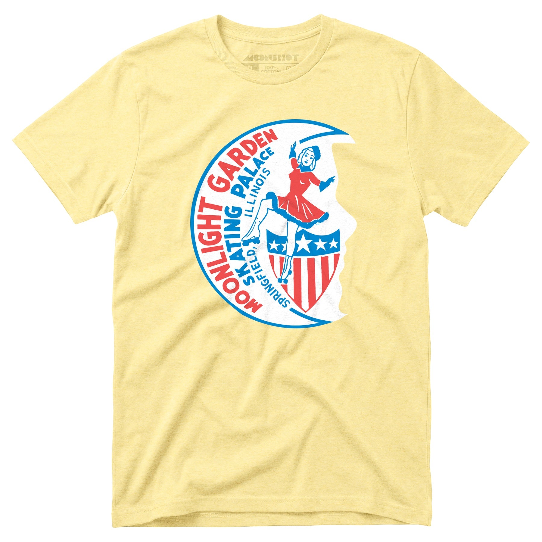 Moonlight Garden Skating Palace - Springfield, IL - Vintage Roller Rink - Unisex T-Shirt