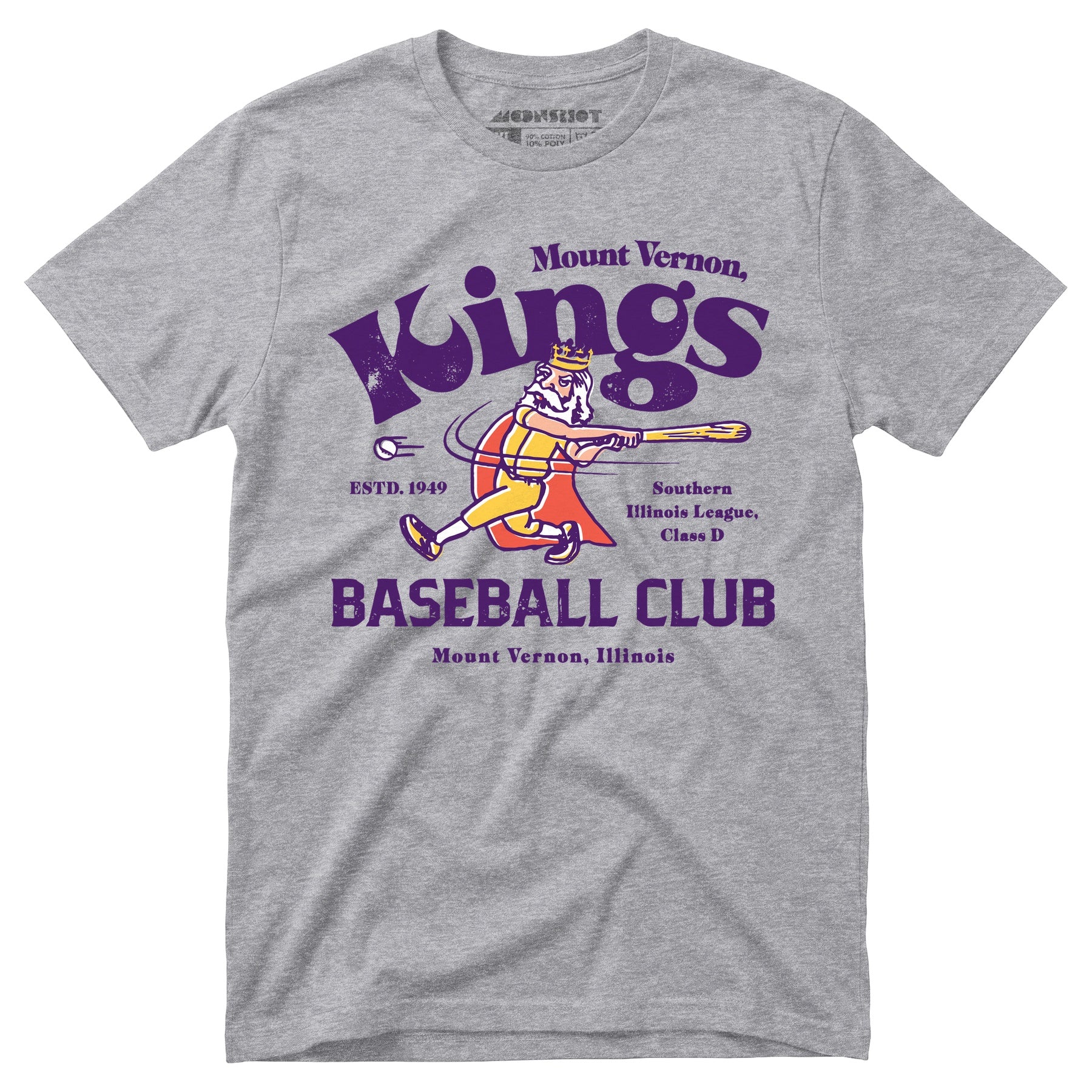 Mount Vernon Kings - Illinois - Vintage Defunct Baseball Teams - Unisex T-Shirt