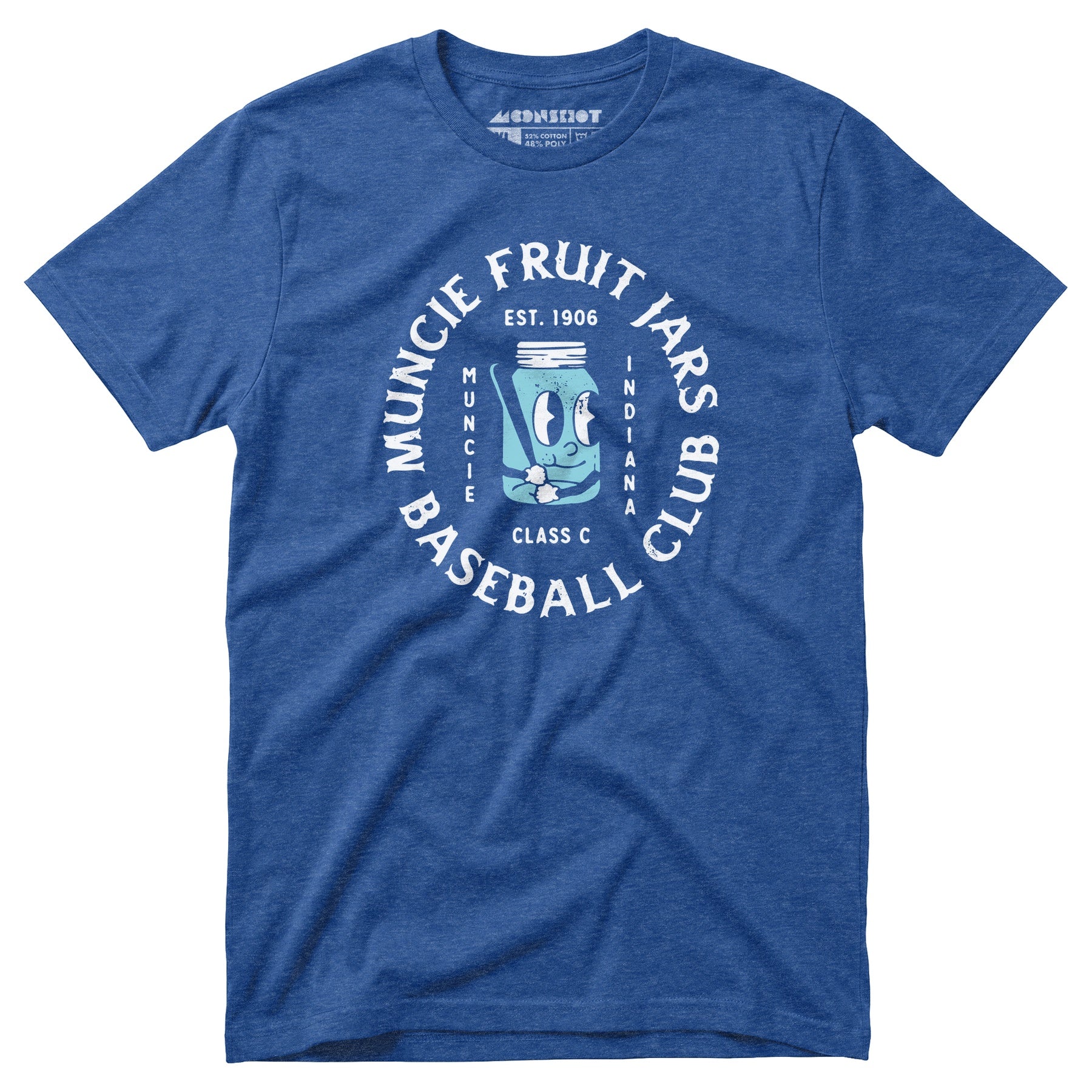 Muncie Fruit Jars - Indiana - Vintage Defunct Baseball Teams - Unisex T-Shirt